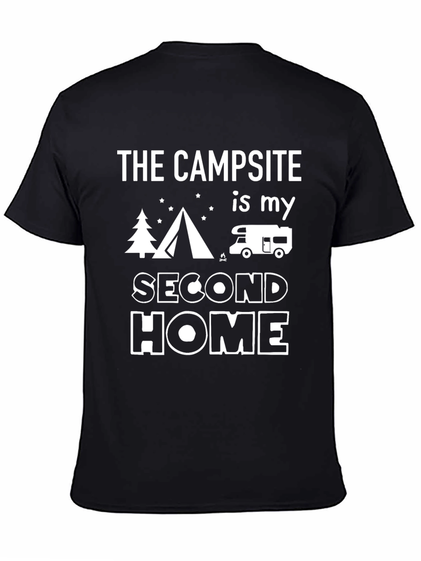 The Campsite is My Second Home Graphic Tee