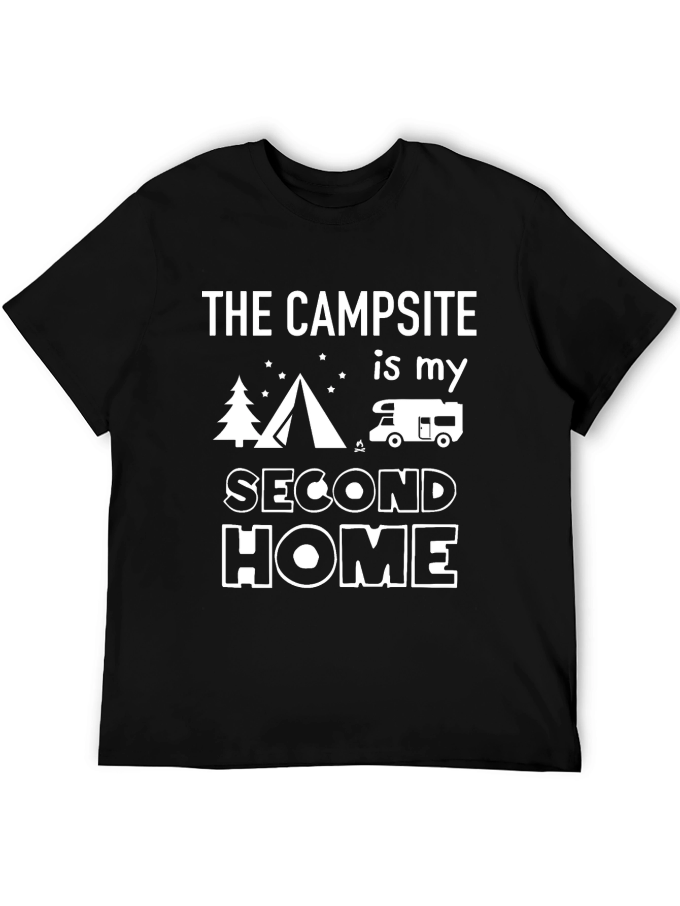 The Campsite is My Second Home Graphic Tee