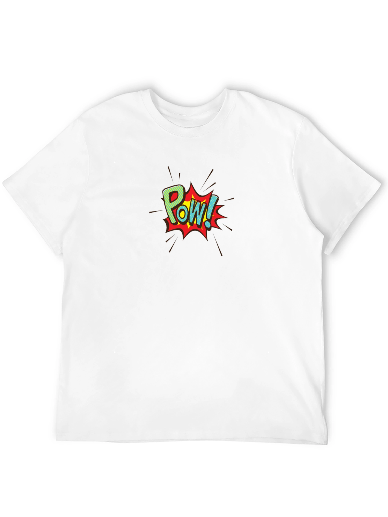 Comic Book POW! Graphic Black T-Shirt