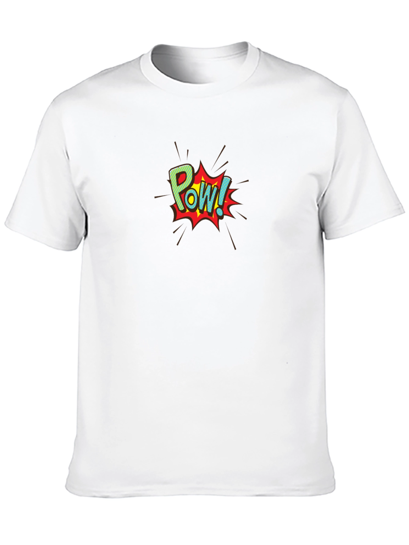Comic Book POW! Graphic Black T-Shirt