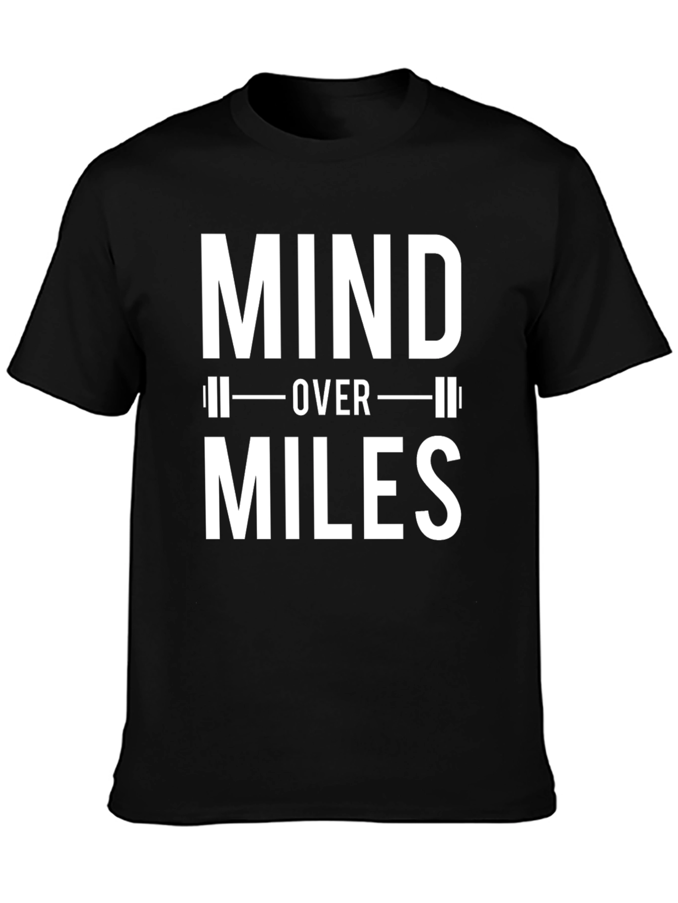 Mind Over Miles Graphic Tee - Black