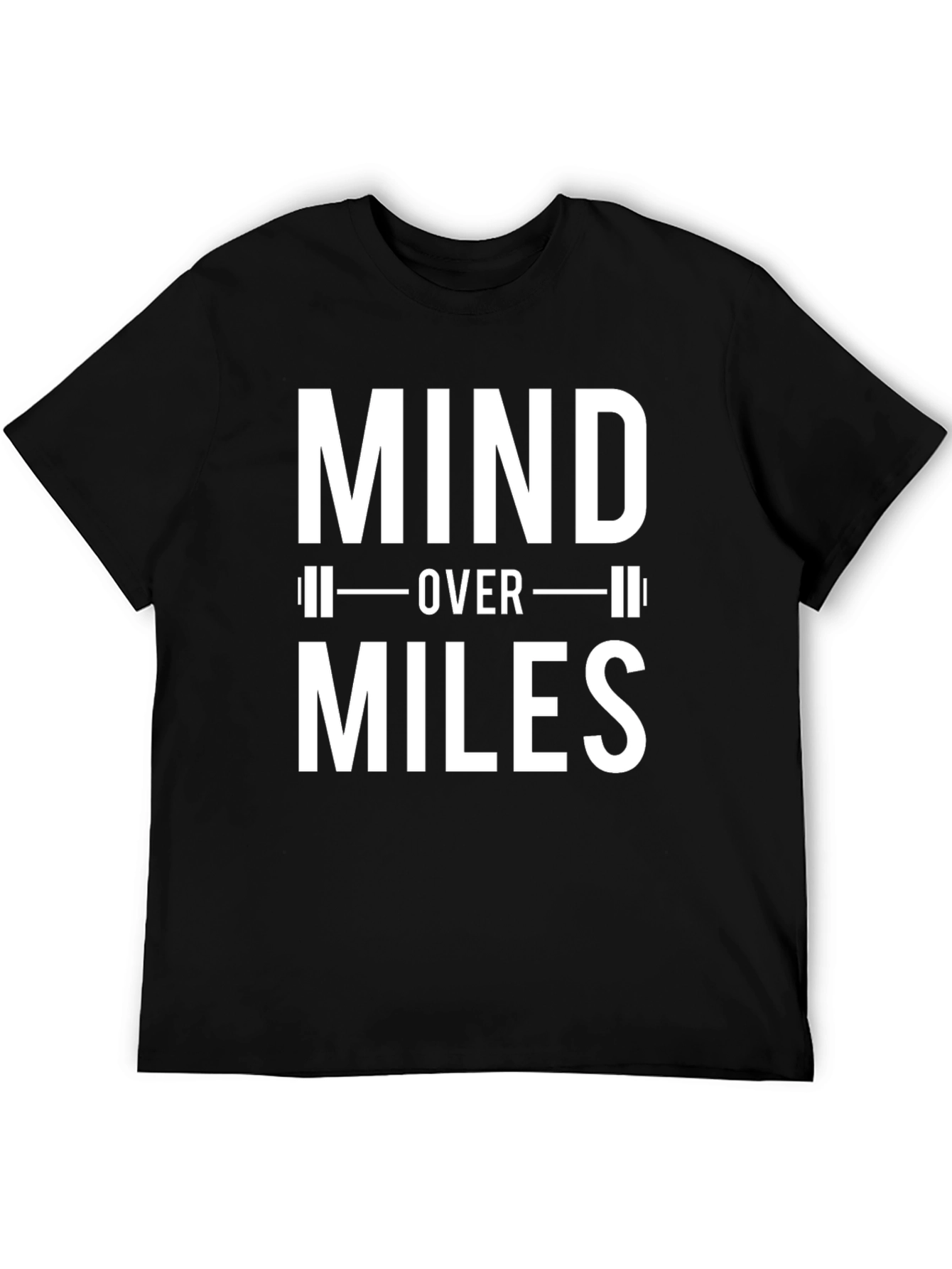 Mind Over Miles Graphic Tee - Black