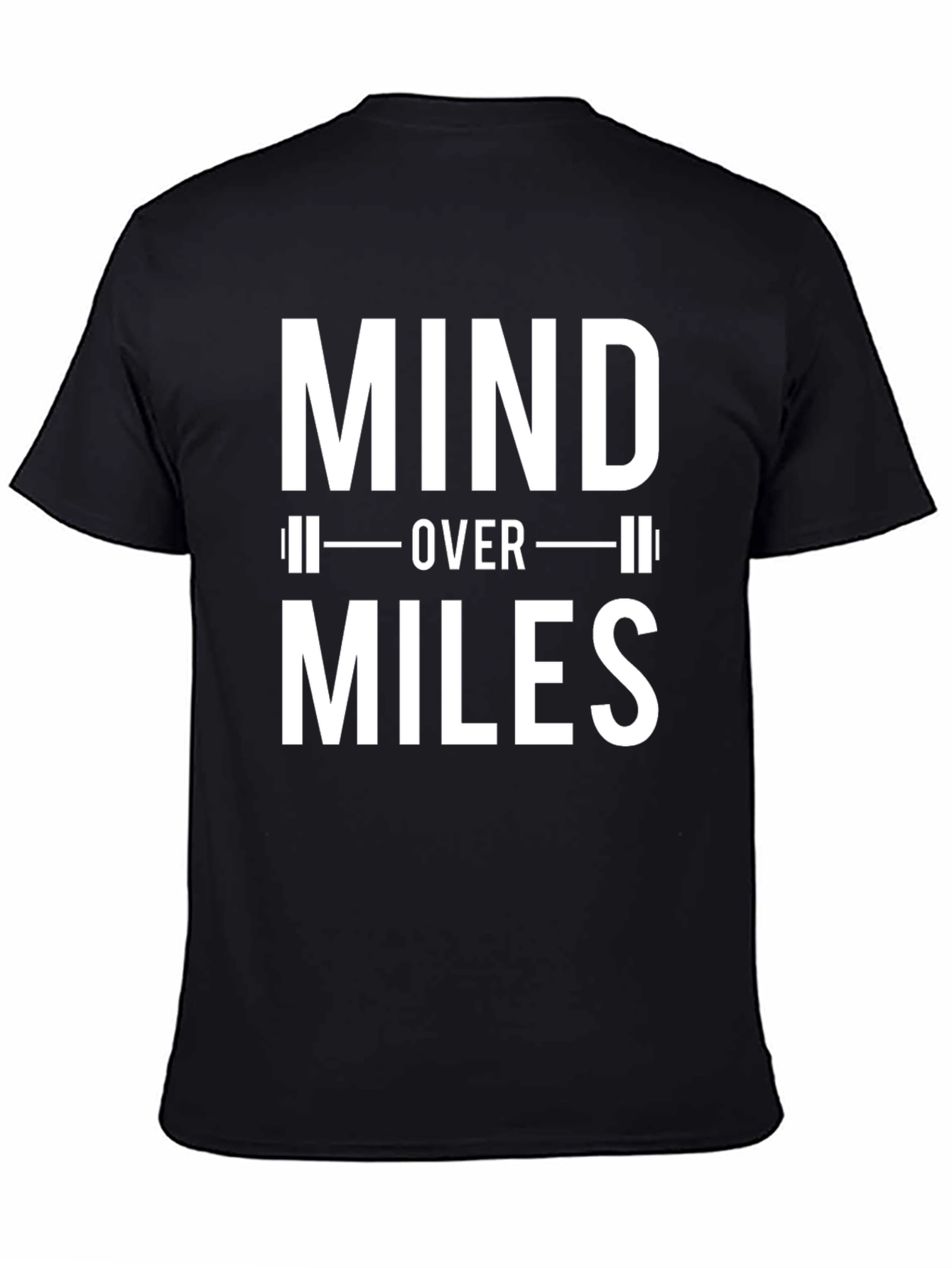 Mind Over Miles Graphic Tee - Black