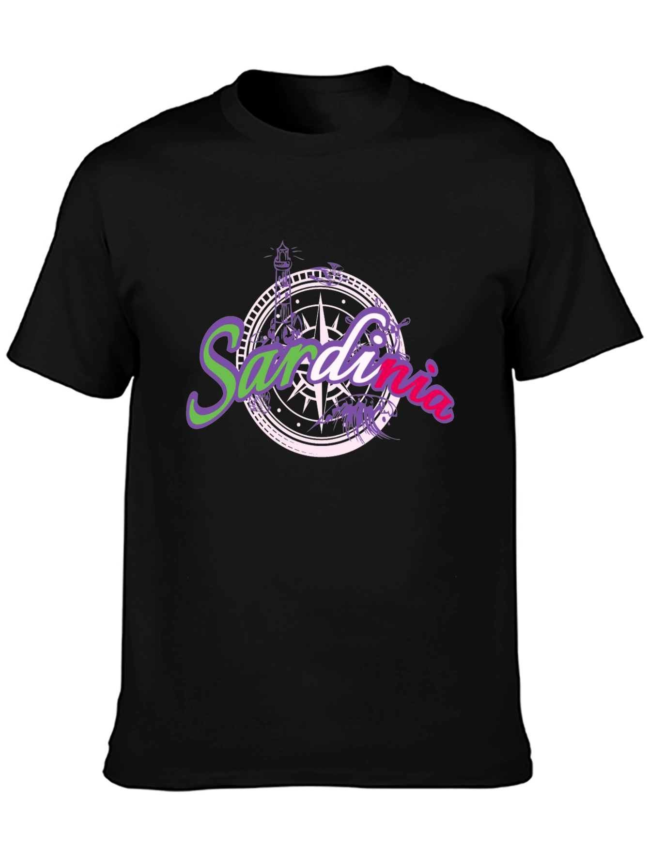 Sardinia Compass Graphic T-Shirt