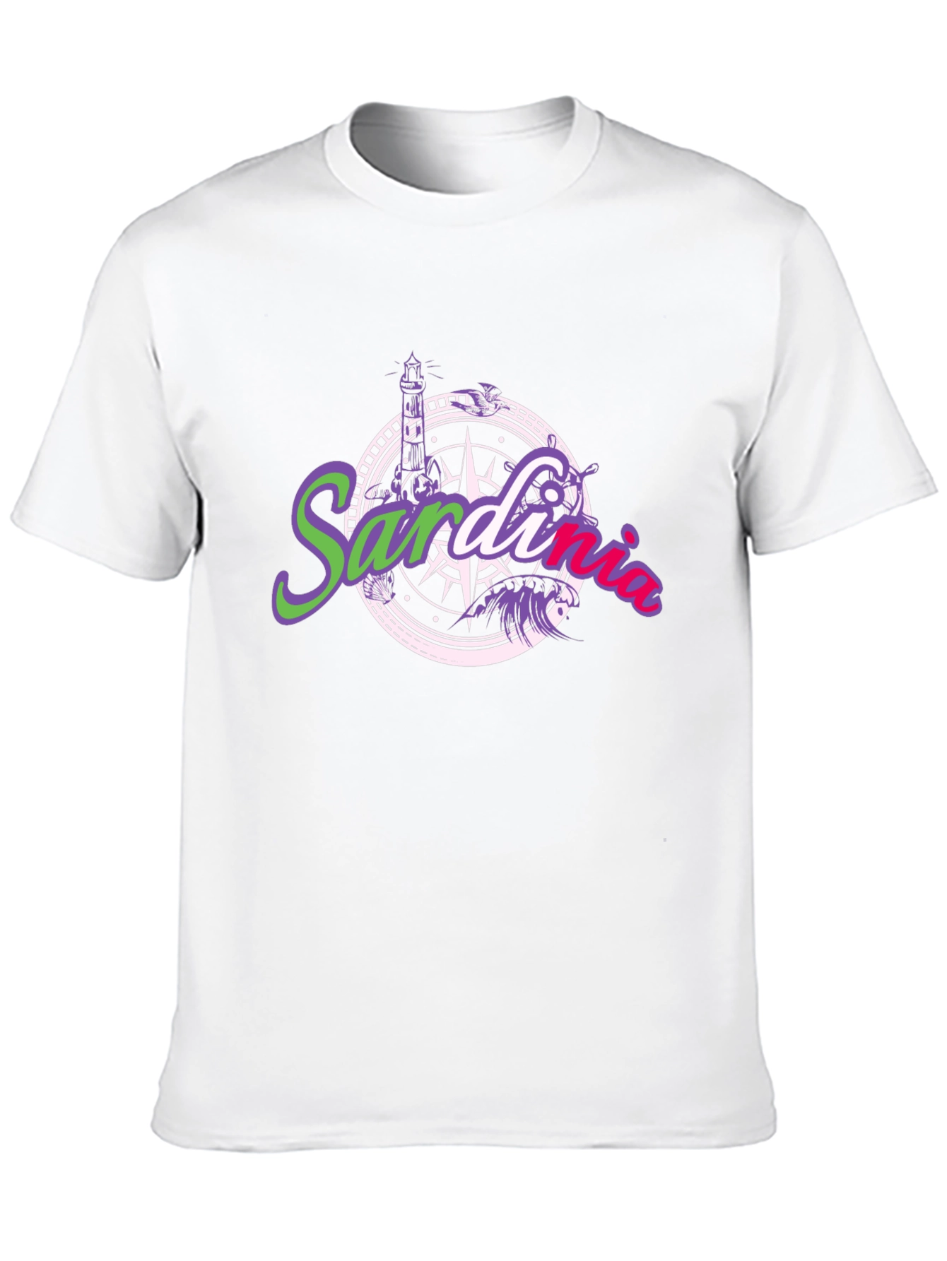 Sardinia Compass Graphic T-Shirt