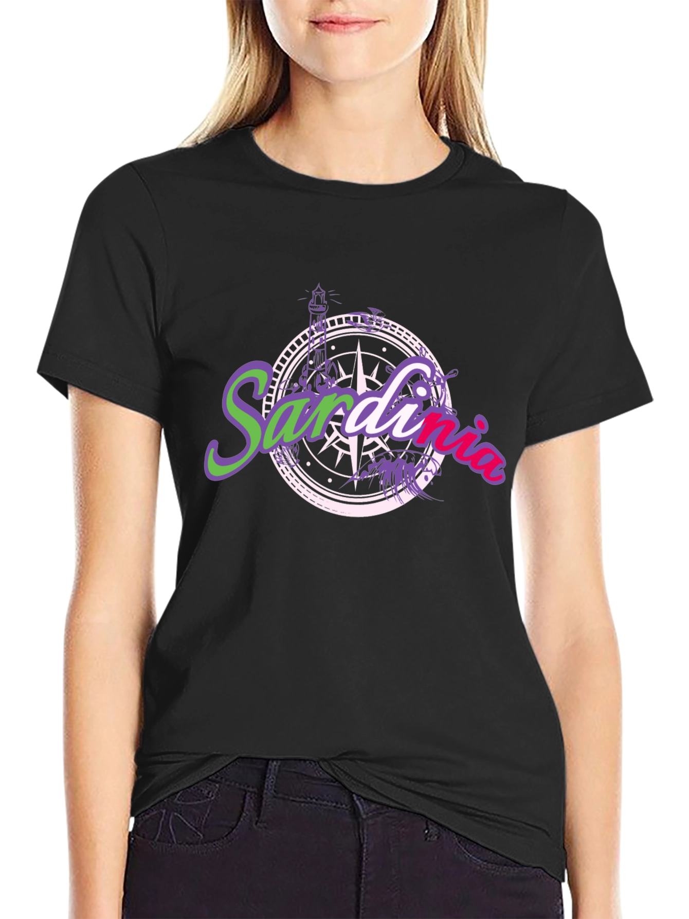 Sardinia Compass Graphic T-Shirt