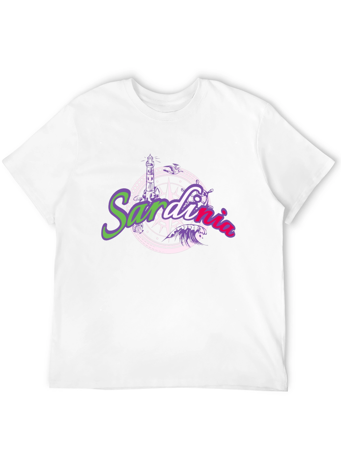Sardinia Compass Graphic T-Shirt
