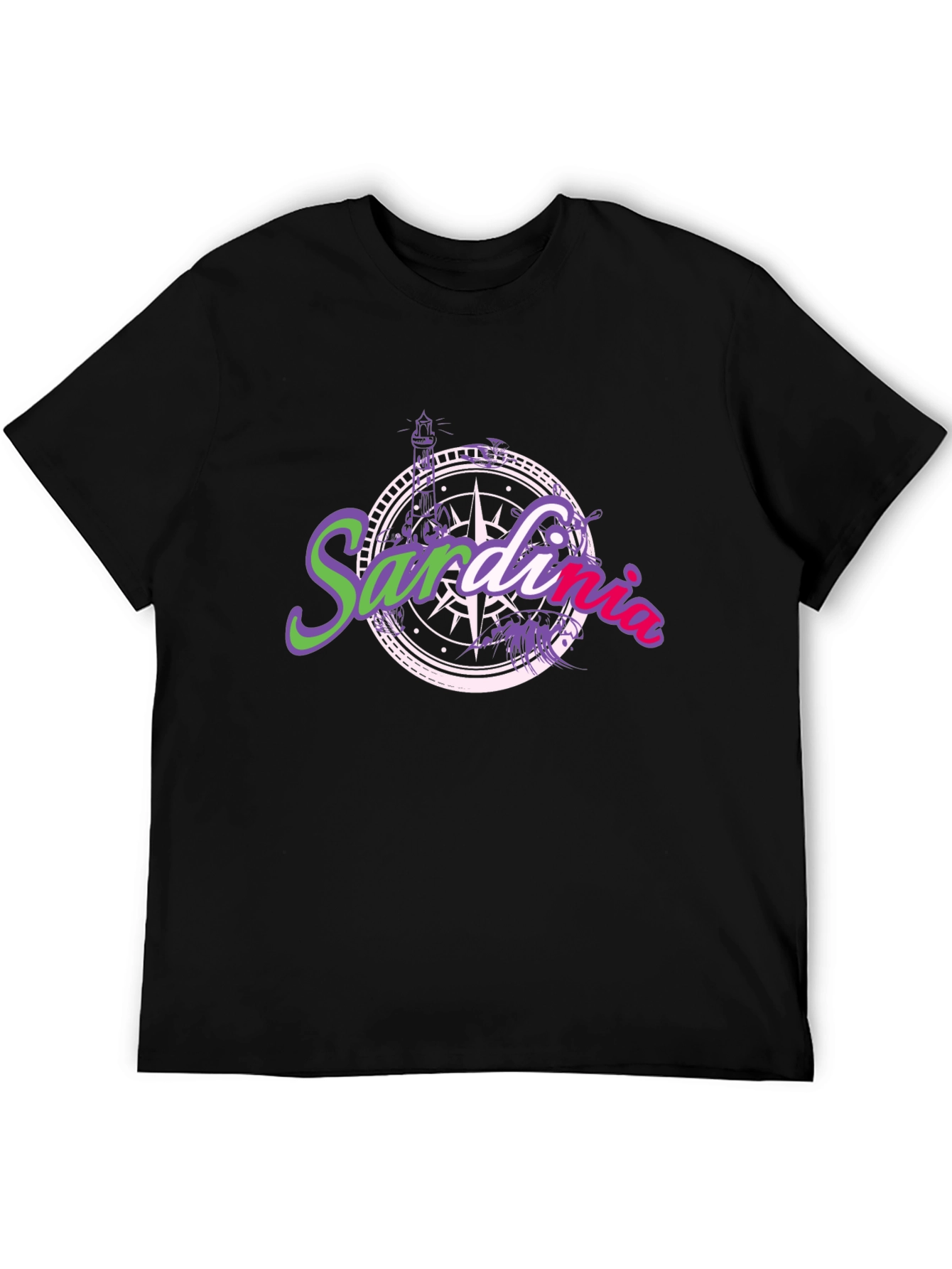 Sardinia Compass Graphic T-Shirt