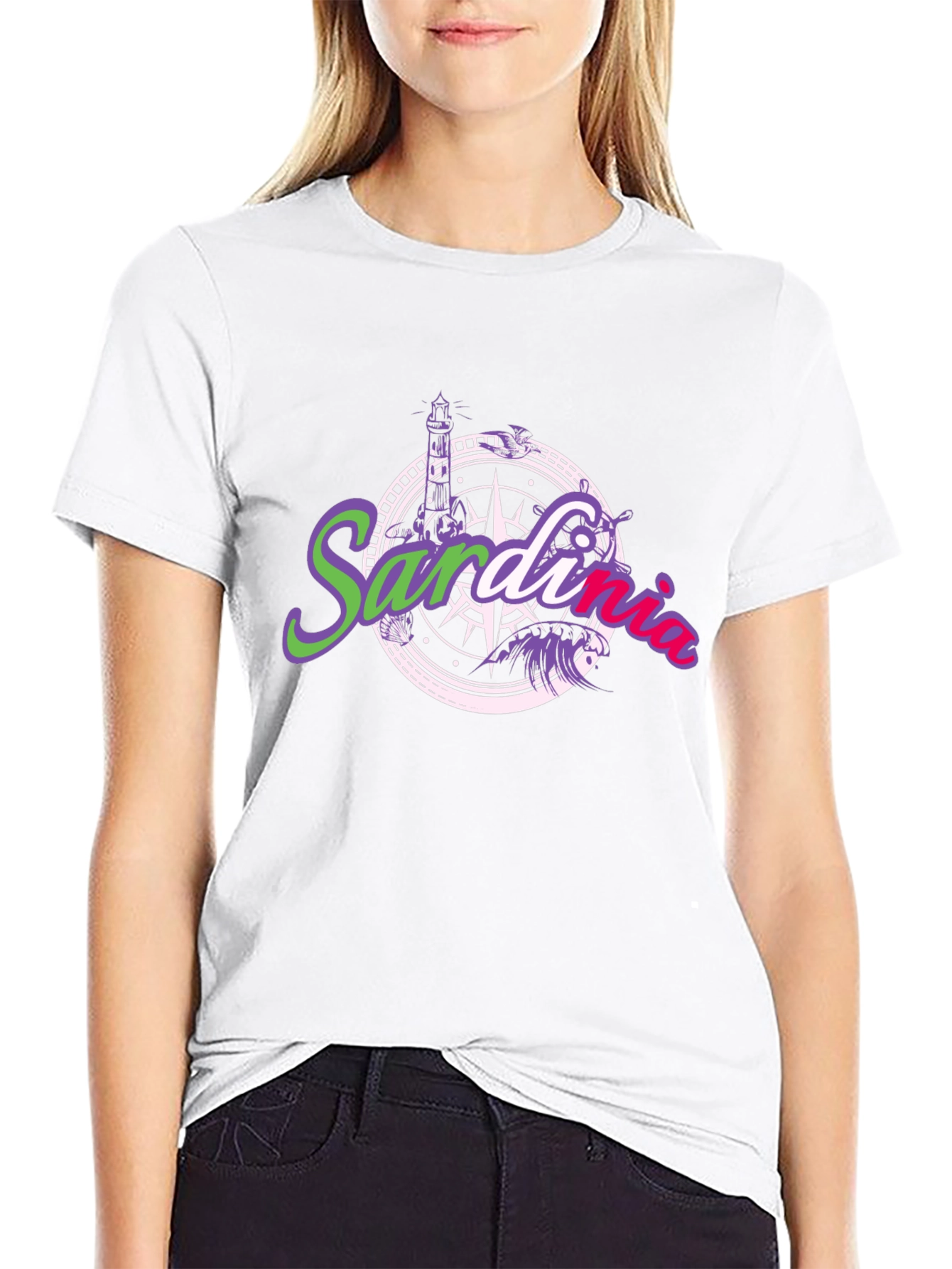 Sardinia Compass Graphic T-Shirt