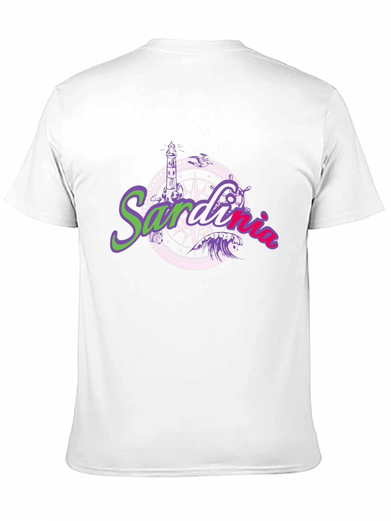 Sardinia Compass Graphic T-Shirt