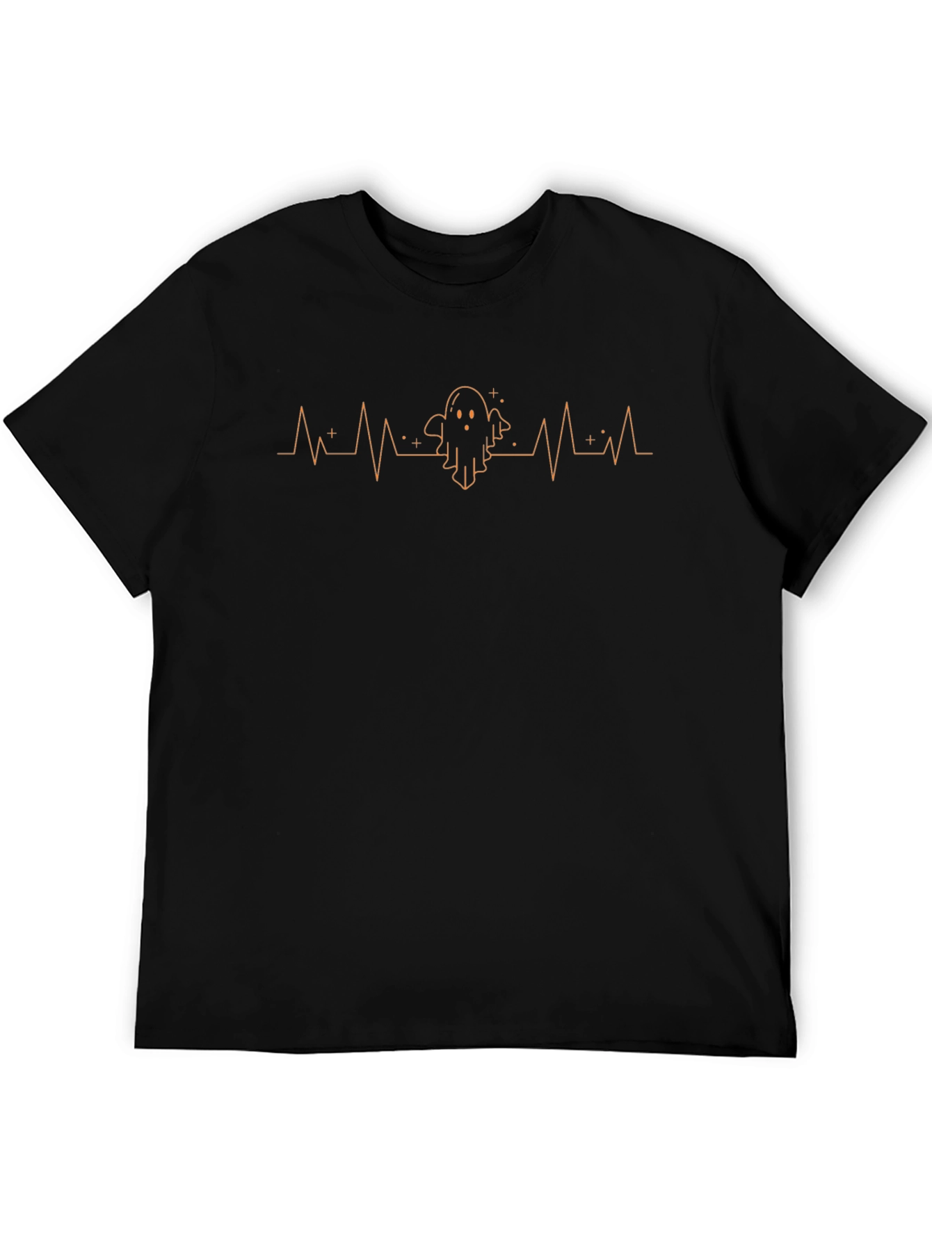 Ghost Heartbeat Graphic Tee - Halloween