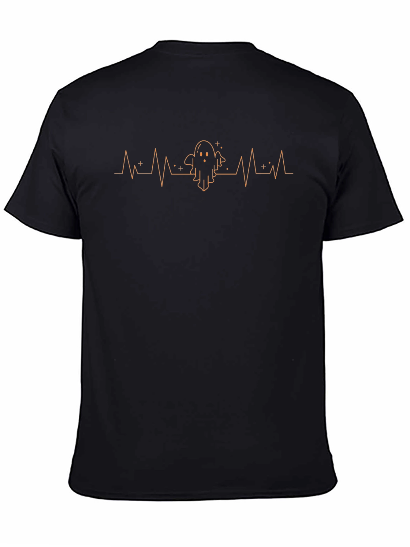 Ghost Heartbeat Graphic Tee - Halloween