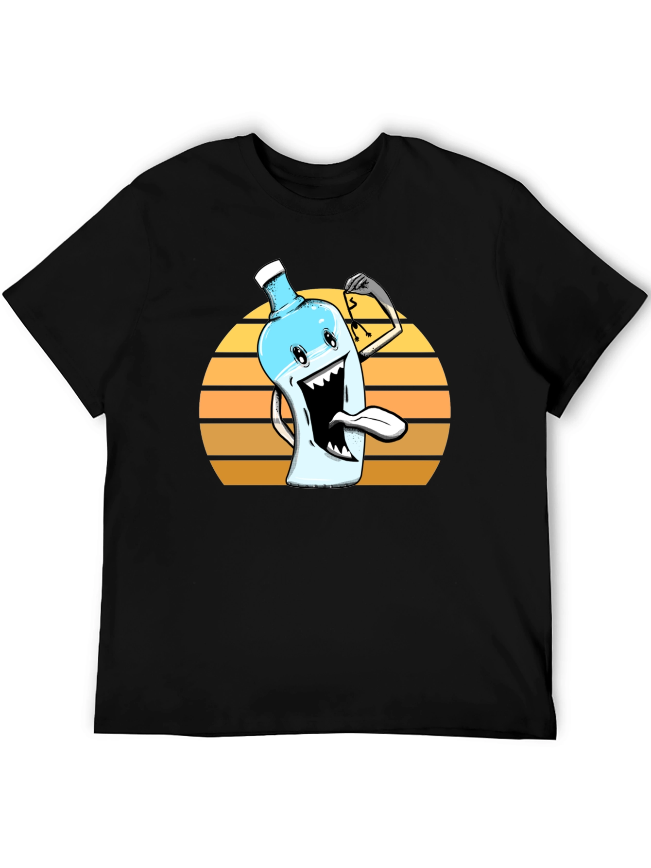 Funny Water Cooler Cartoon Graphic Tee