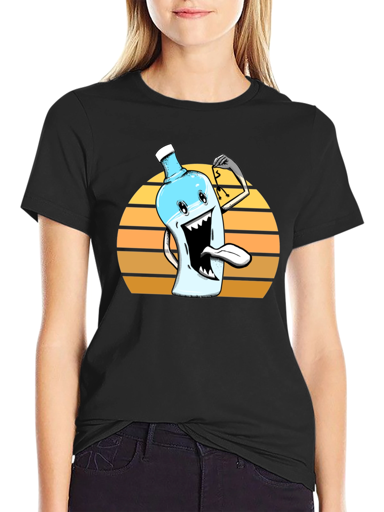 Funny Water Cooler Cartoon Graphic Tee
