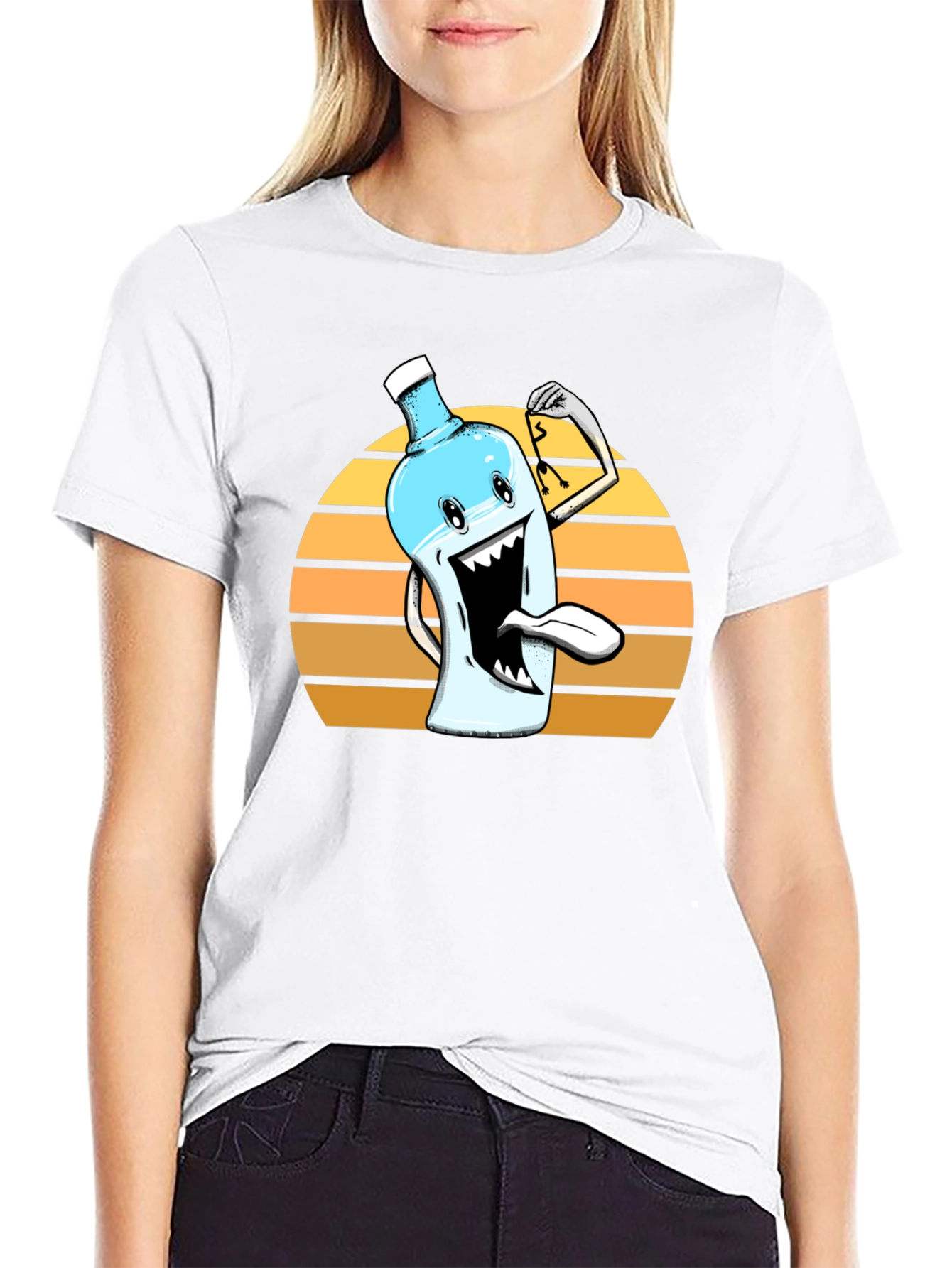 Funny Water Cooler Cartoon Graphic Tee