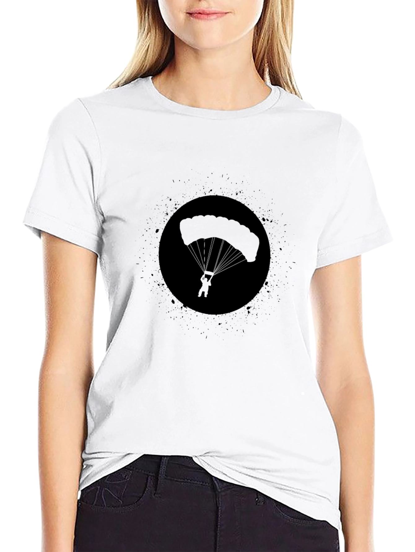 Black Parachute Graphic Tee