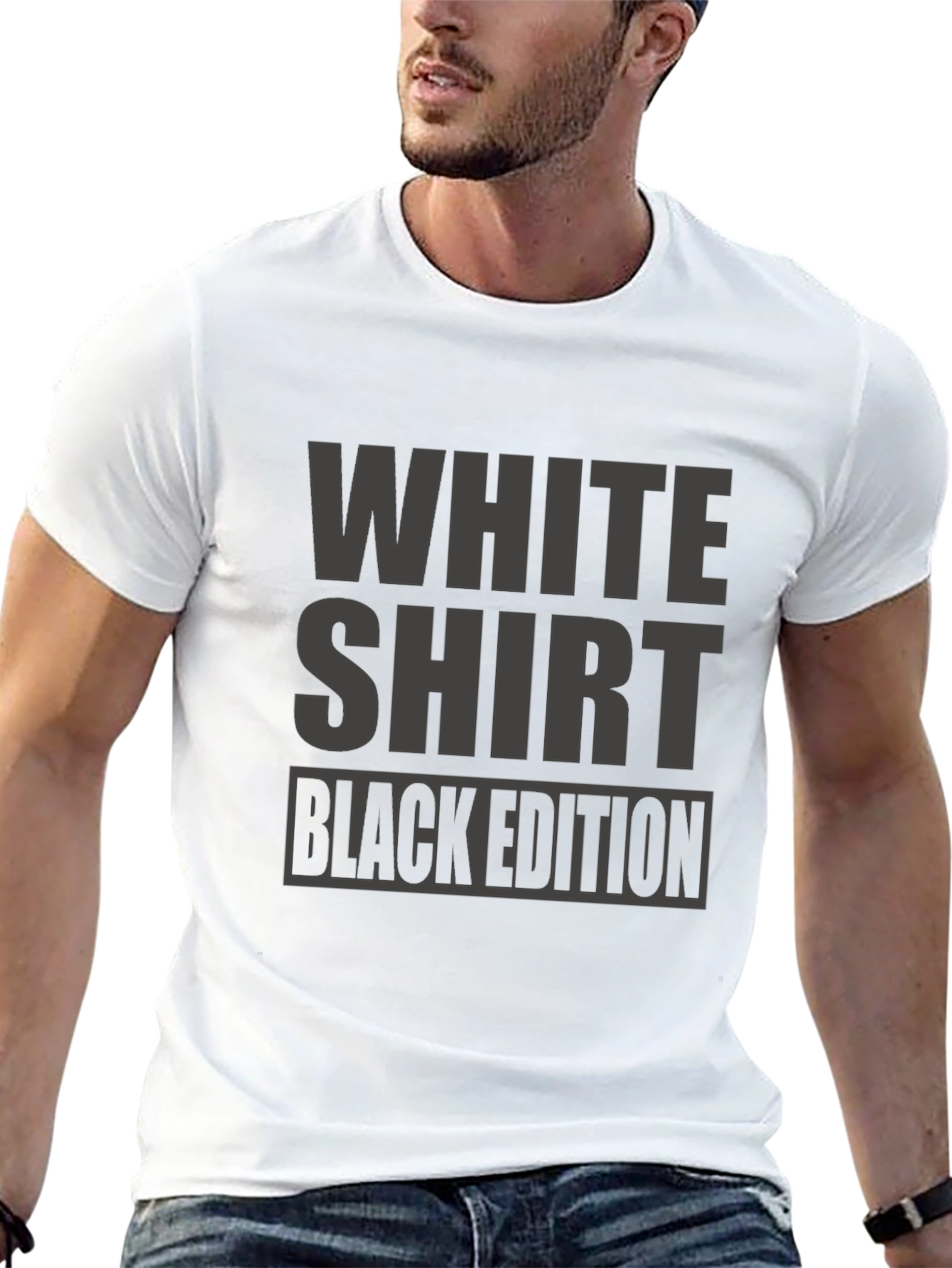 White Shirt Black Edition T-Shirt