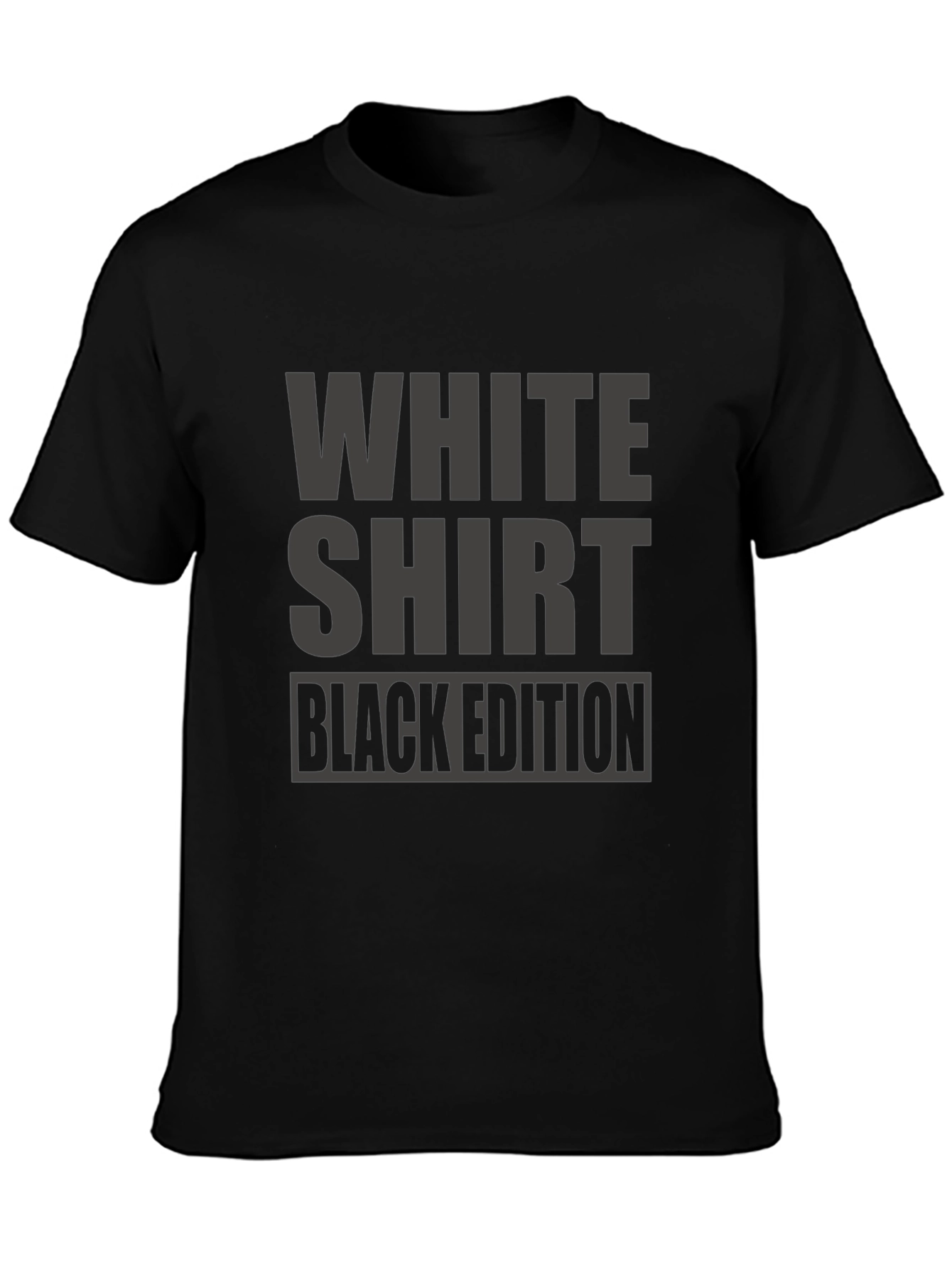 White Shirt Black Edition T-Shirt