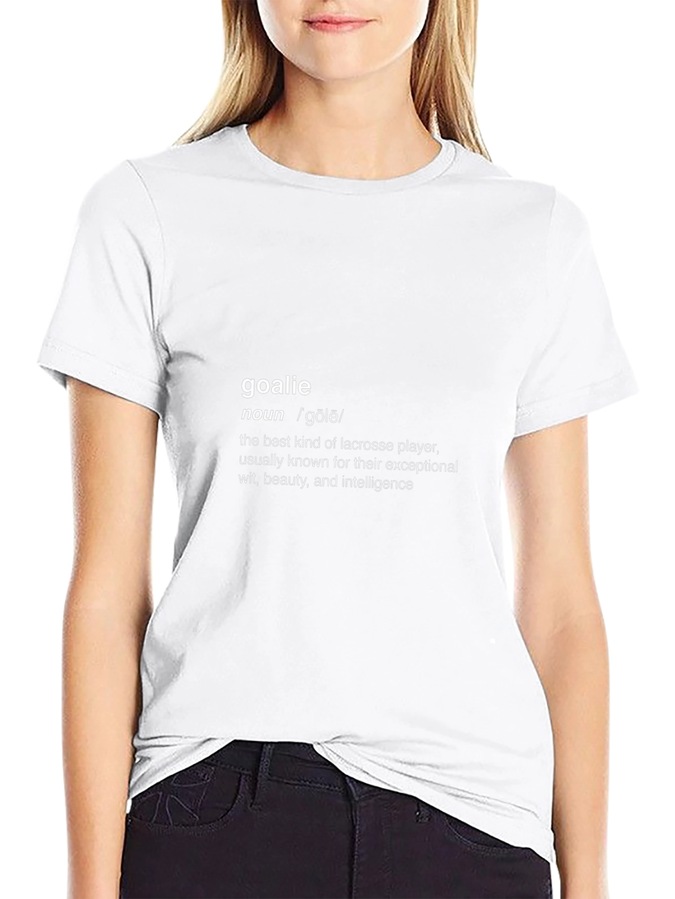 Goalie Definition T-Shirt - Lacrosse Player Tee
