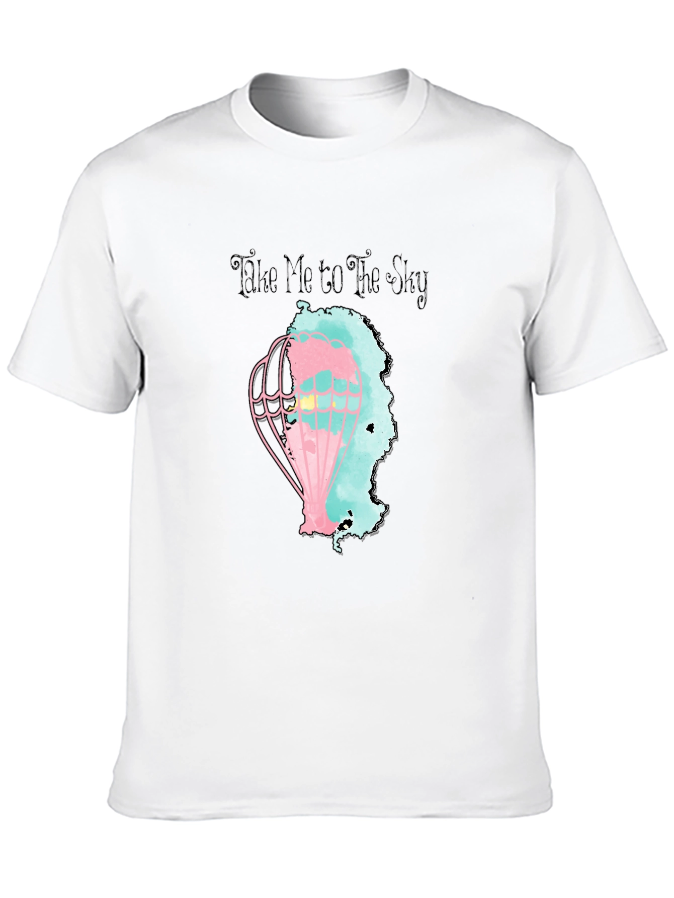Take Me To The Sky Black Graphic Tee