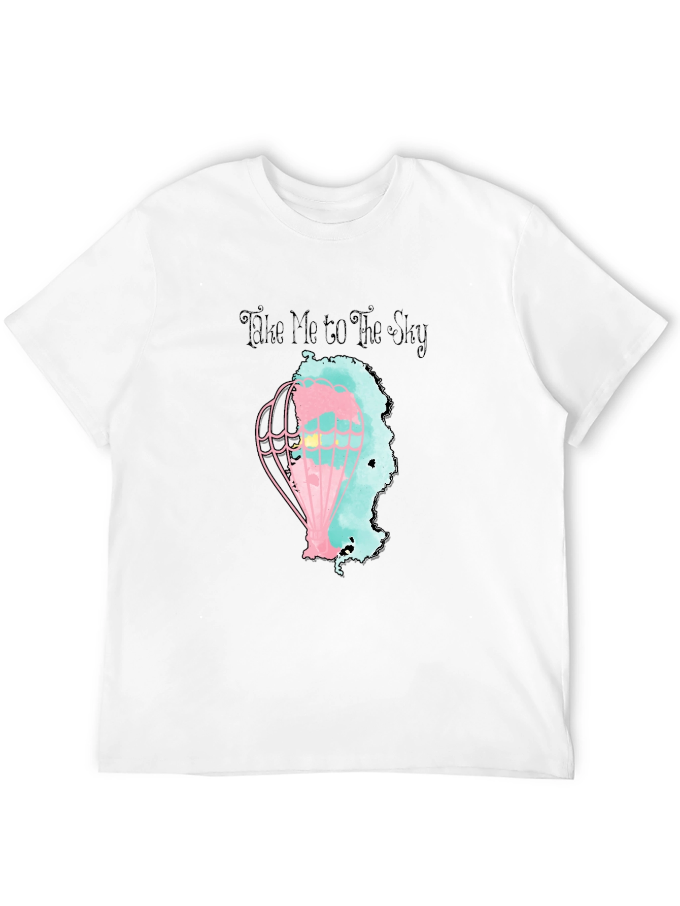 Take Me To The Sky Black Graphic Tee