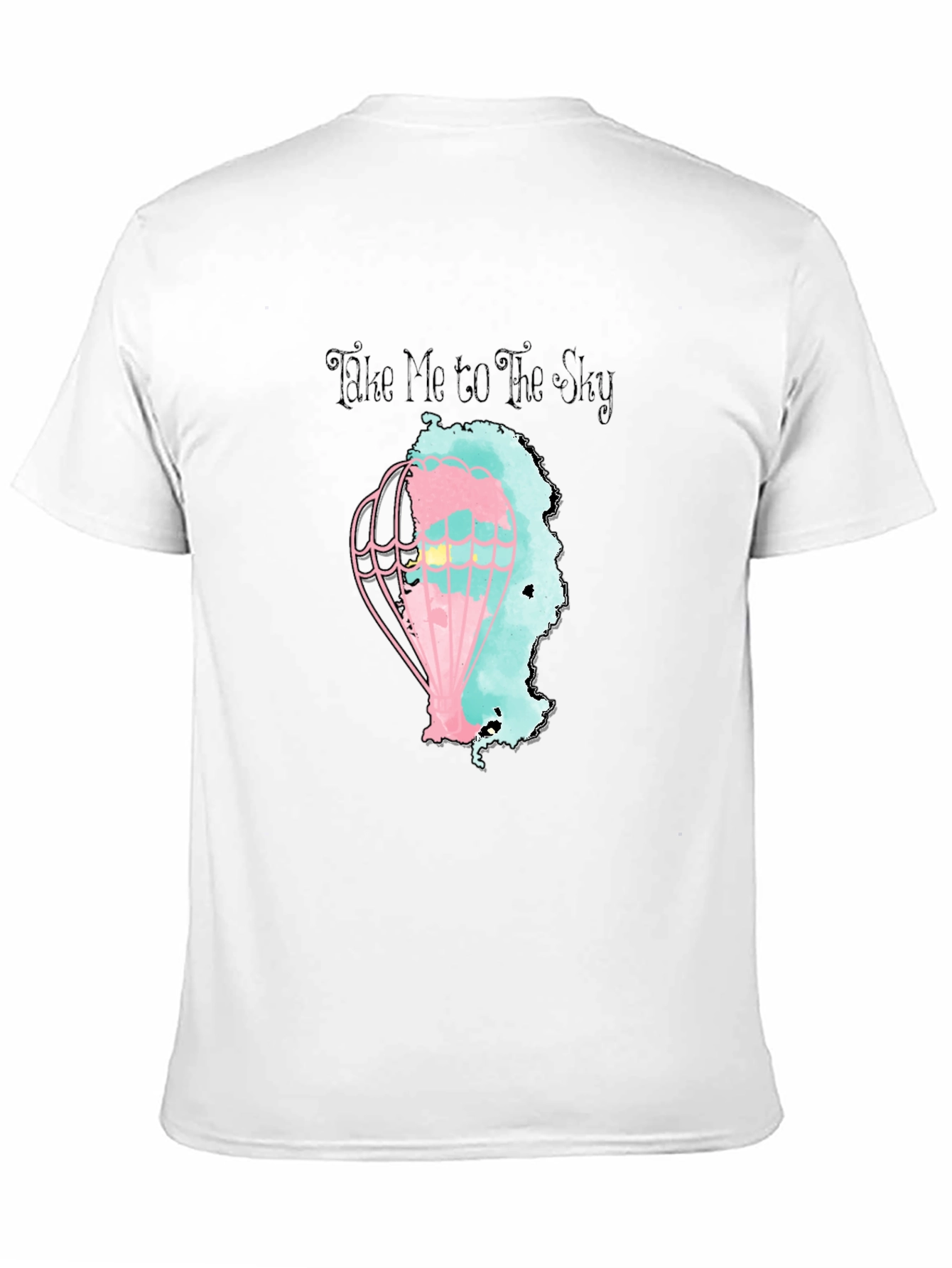 Take Me To The Sky Black Graphic Tee