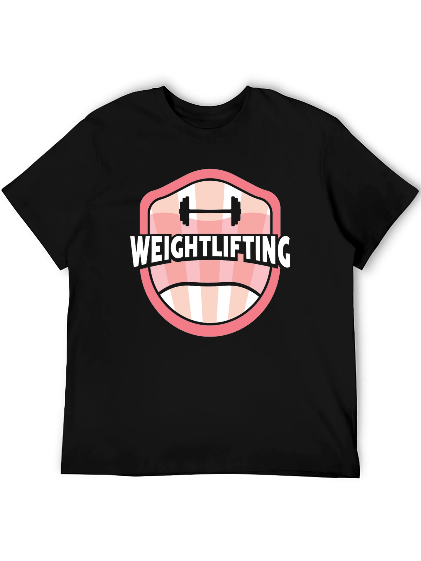 Weightlifting Graphic Tee - Black