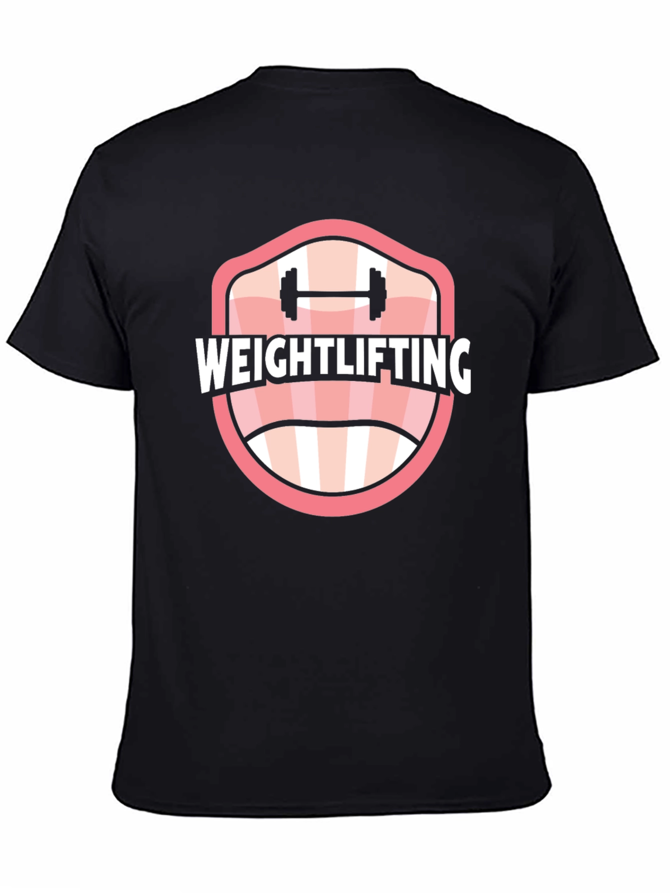 Weightlifting Graphic Tee - Black