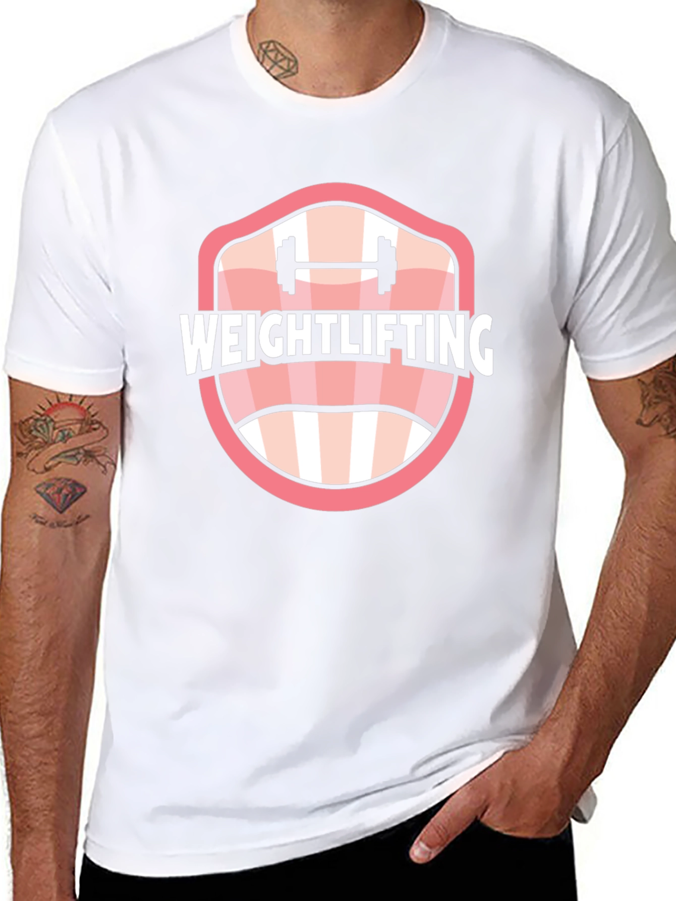 Weightlifting Graphic Tee - Black
