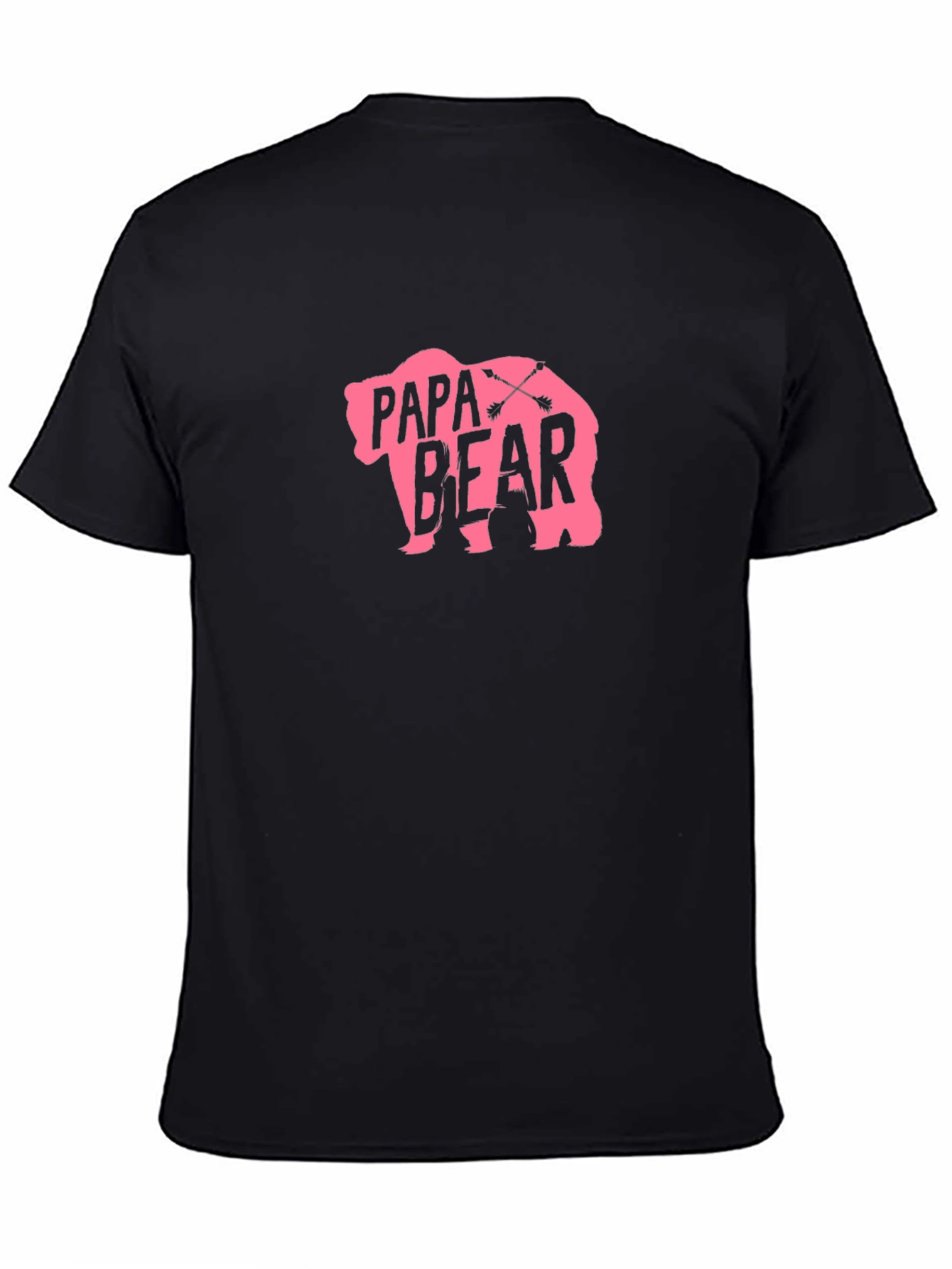 Papa Bear Graphic Tee - Trendy Dad T-Shirt