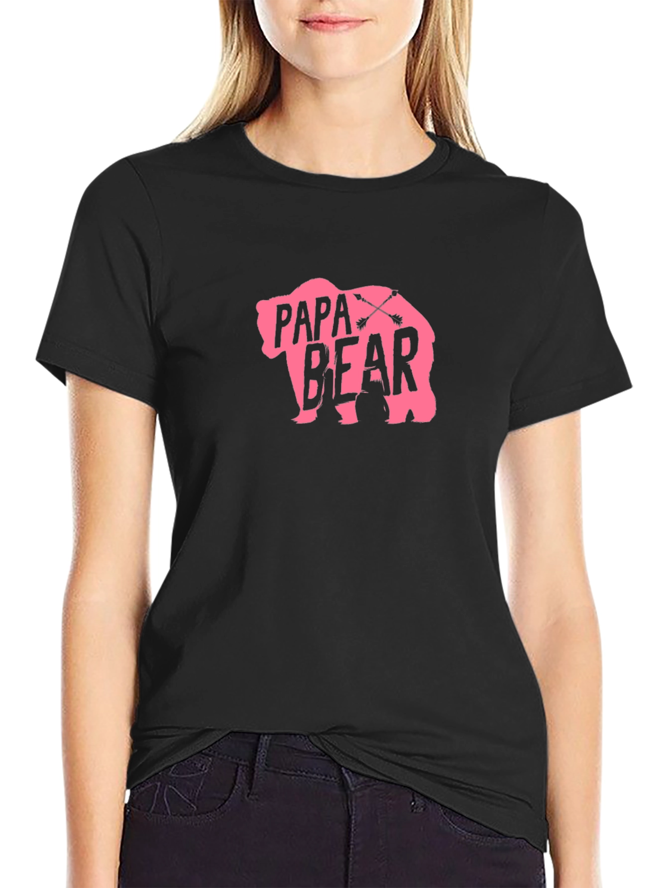 Papa Bear Graphic Tee - Trendy Dad T-Shirt