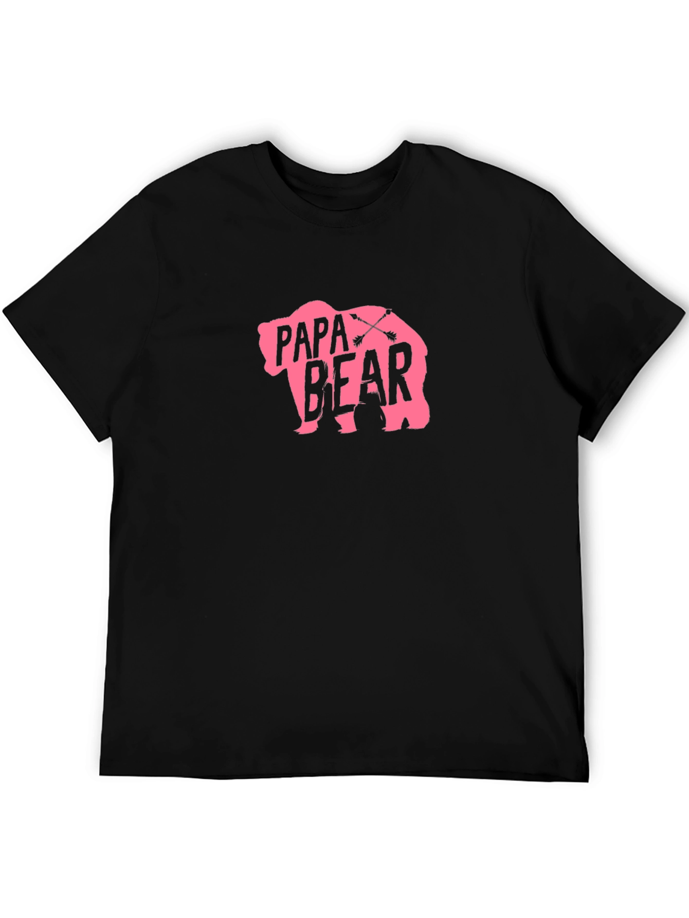Papa Bear Graphic Tee - Trendy Dad T-Shirt