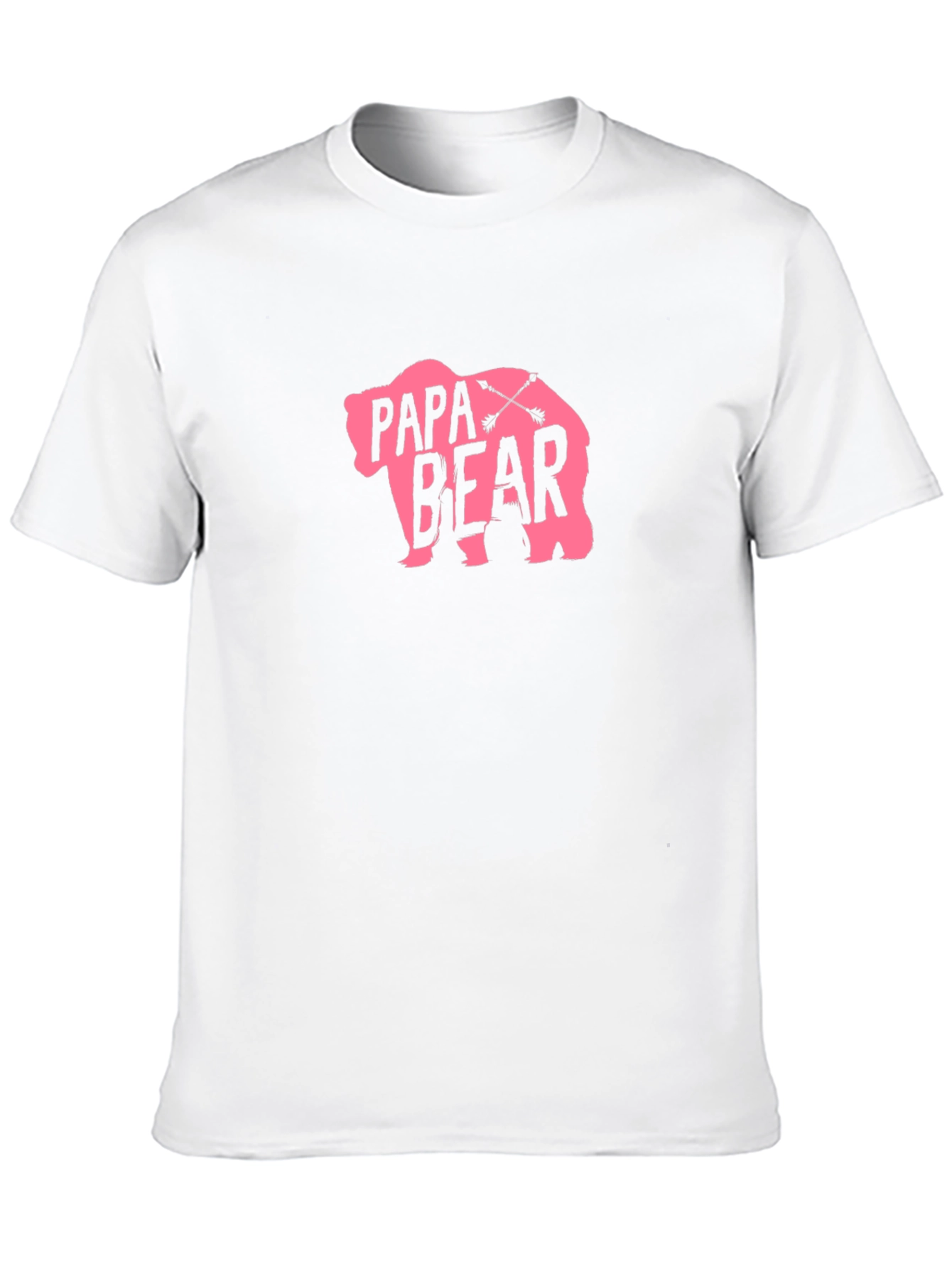 Papa Bear Graphic Tee - Trendy Dad T-Shirt