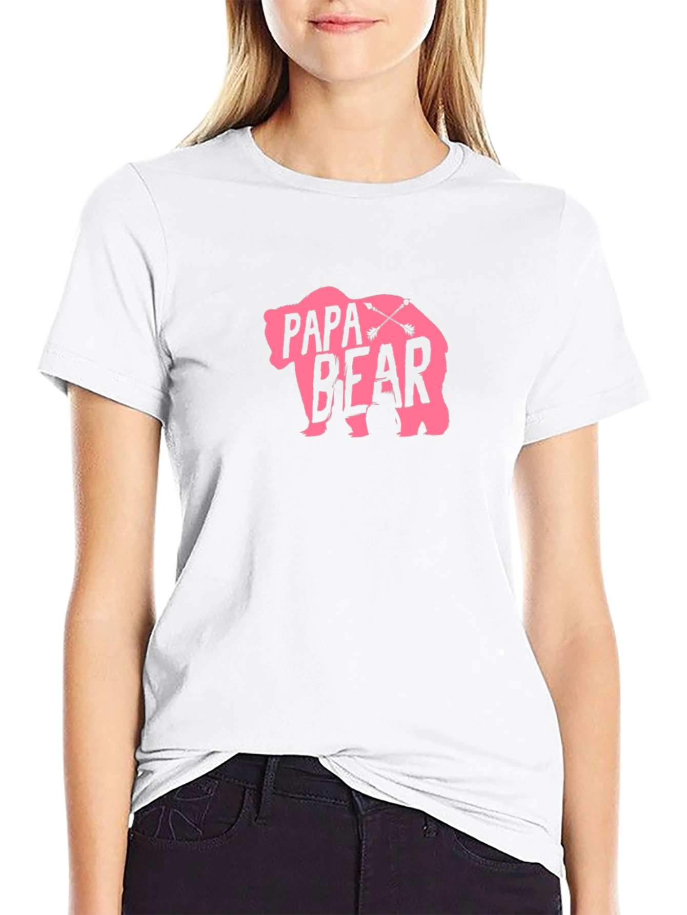 Papa Bear Graphic Tee - Trendy Dad T-Shirt