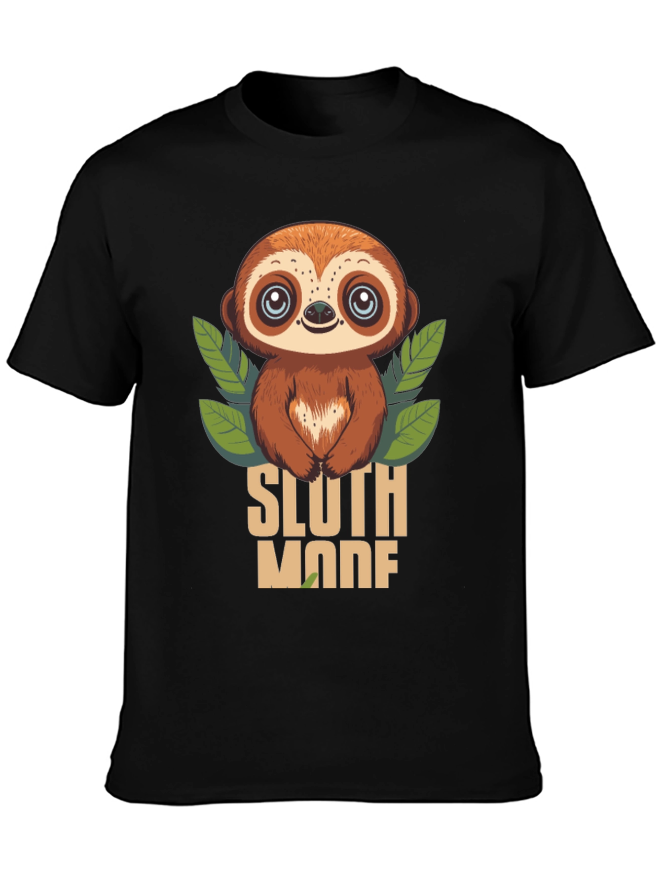 Sloth Mode T-Shirt - Relaxed Fit Cute Sloth Graphic