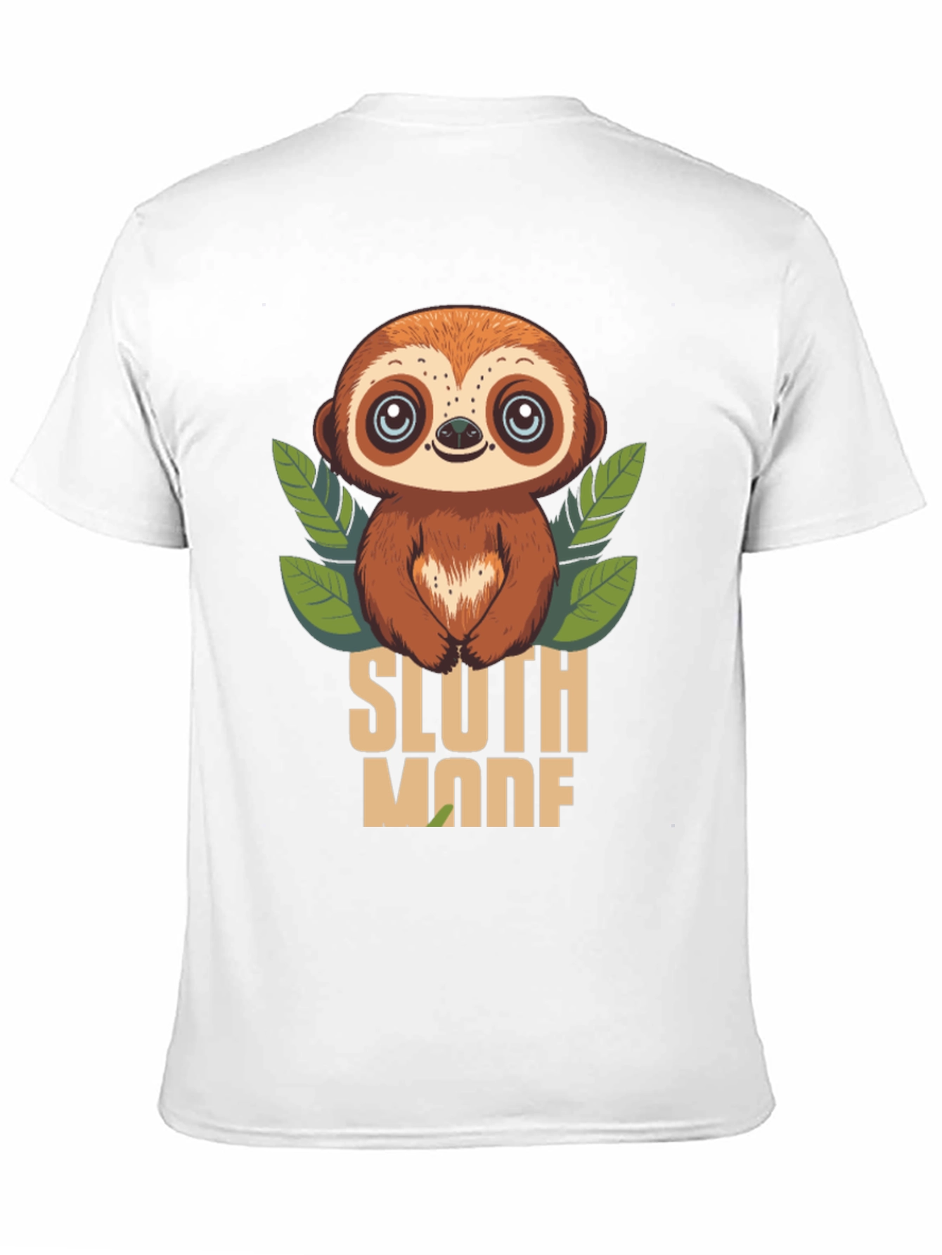 Sloth Mode T-Shirt - Relaxed Fit Cute Sloth Graphic