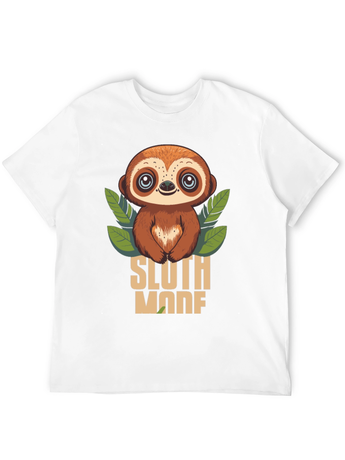 Sloth Mode T-Shirt - Relaxed Fit Cute Sloth Graphic