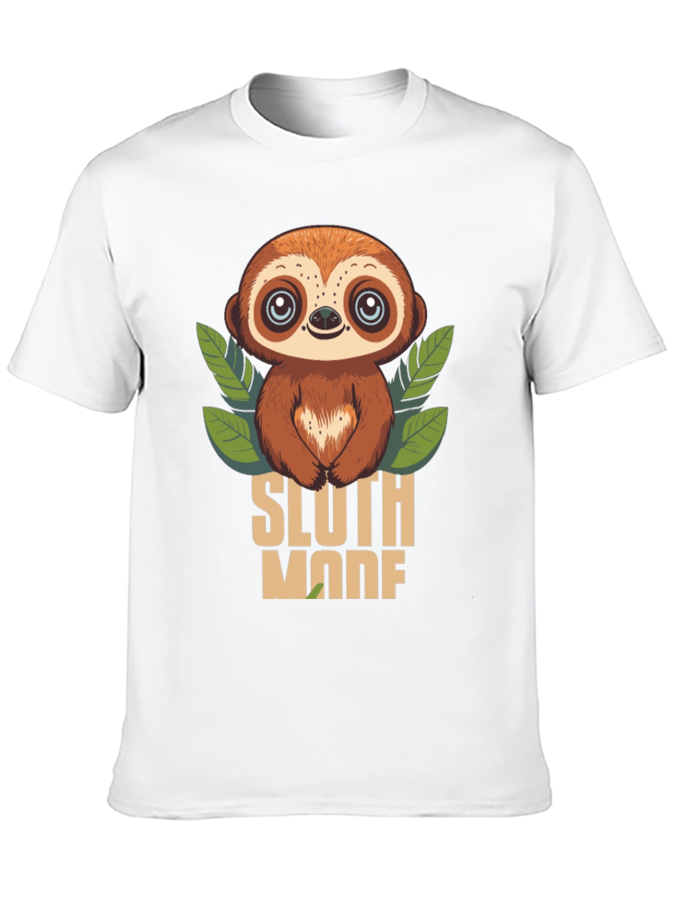 Sloth Mode T-Shirt - Relaxed Fit Cute Sloth Graphic