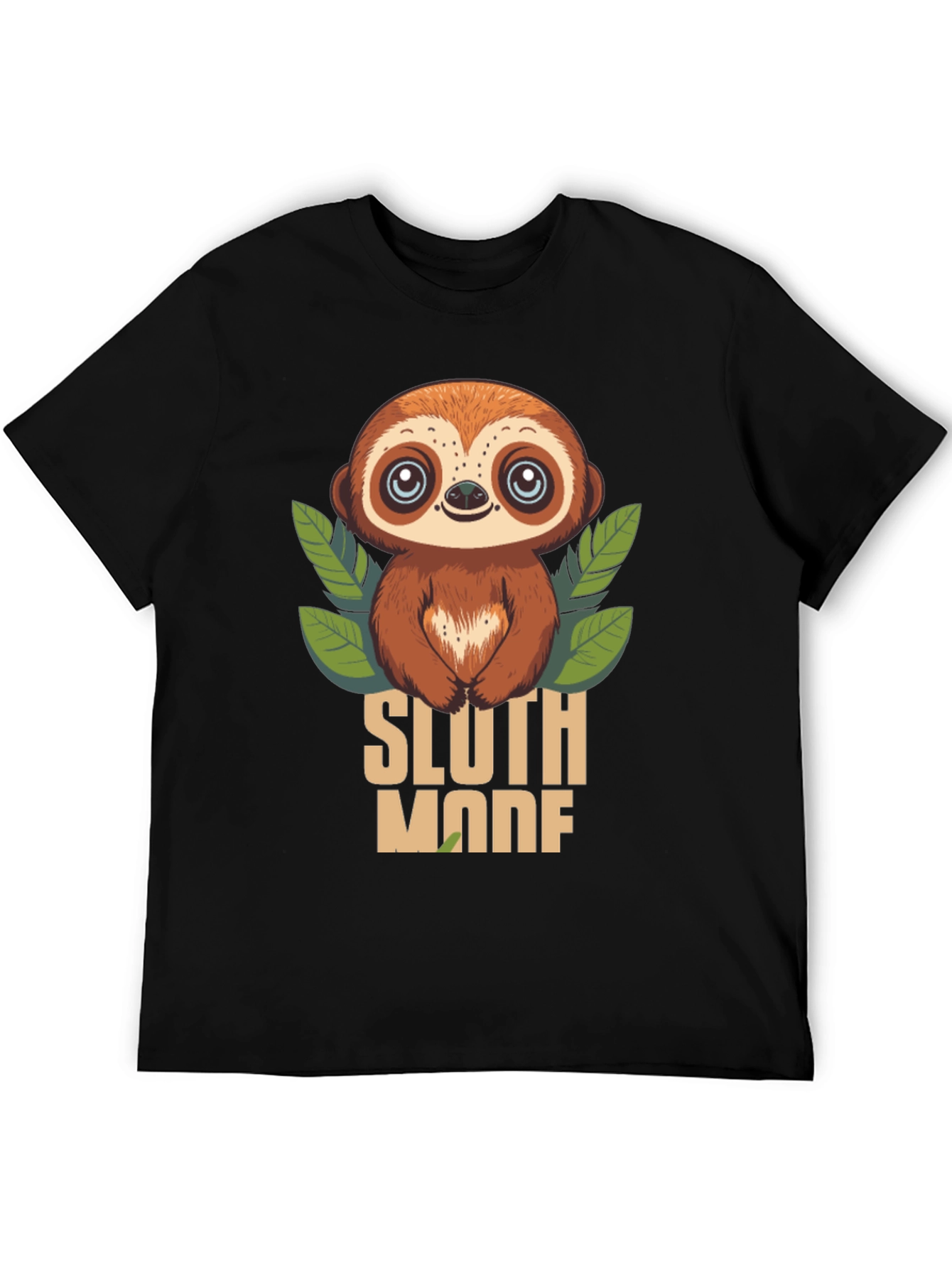 Sloth Mode T-Shirt - Relaxed Fit Cute Sloth Graphic
