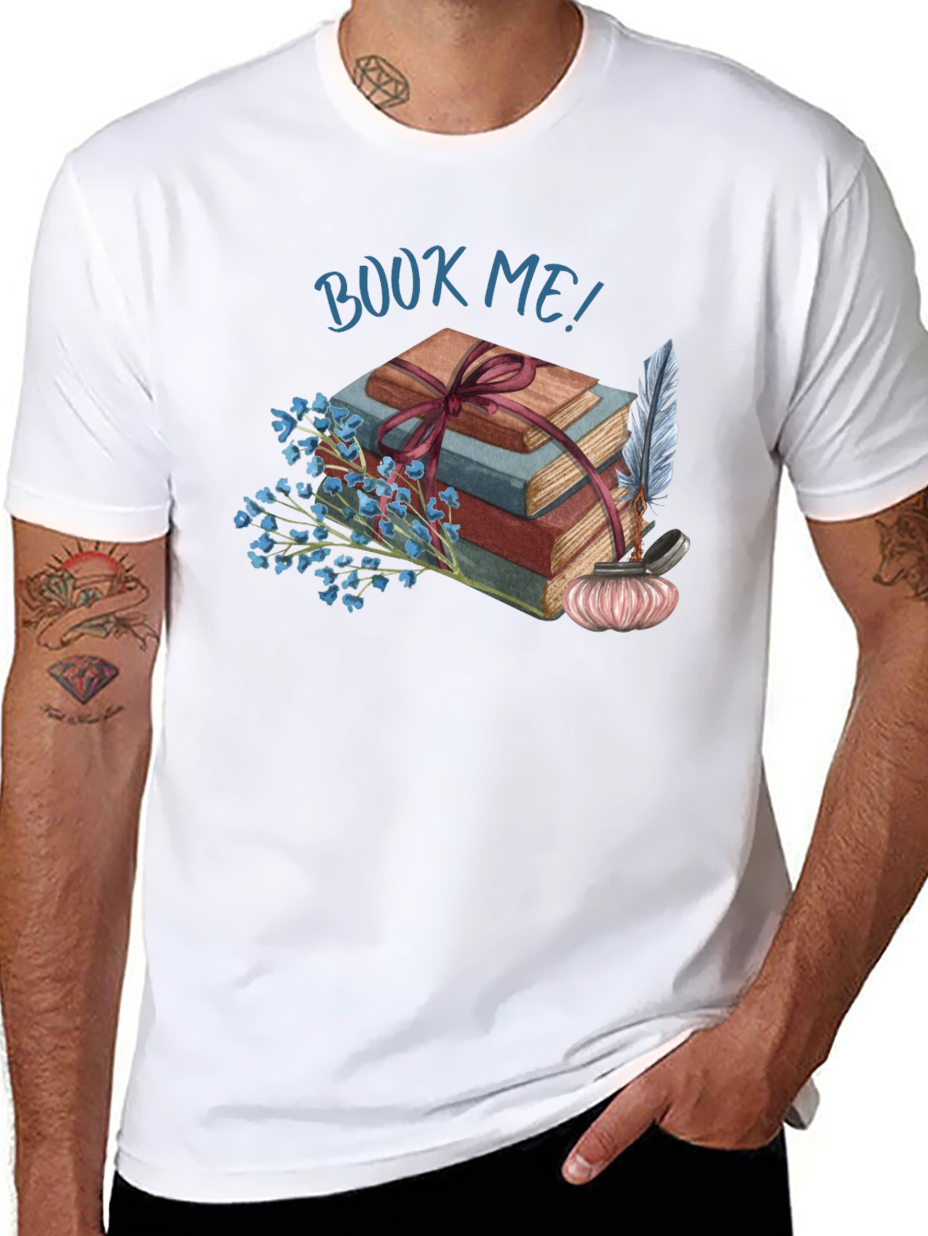 Book Me T-Shirt Reader Gift