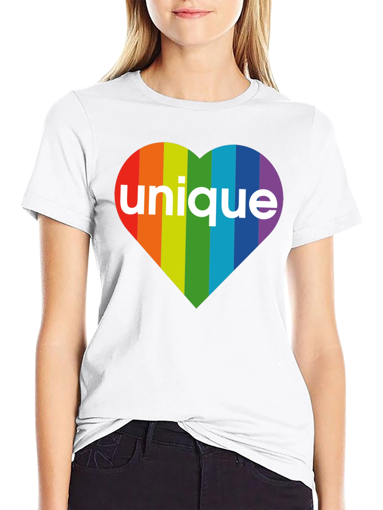 Unique Rainbow Heart T-Shirt - Pride Apparel