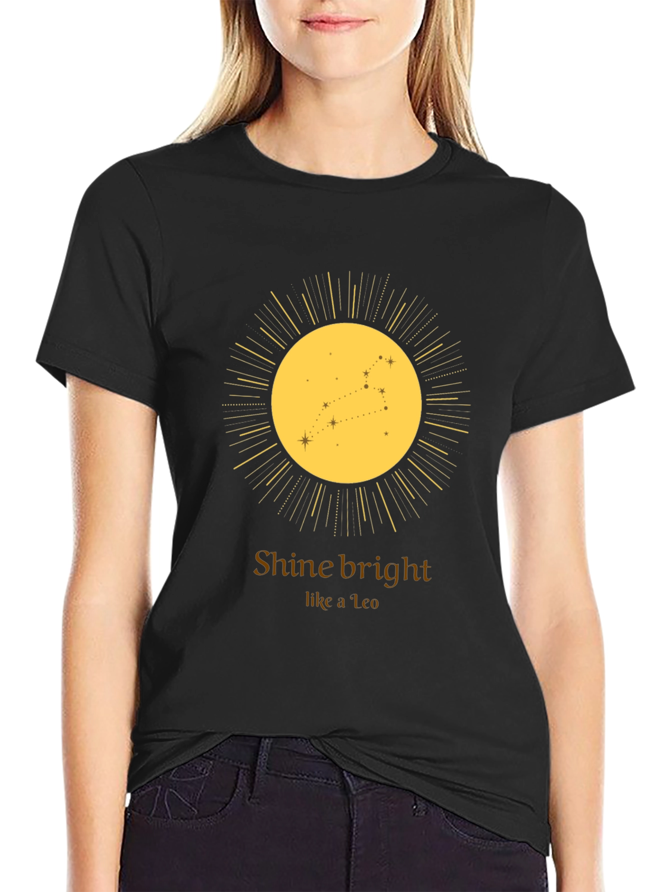 Leo Zodiac Constellation Graphic Tee