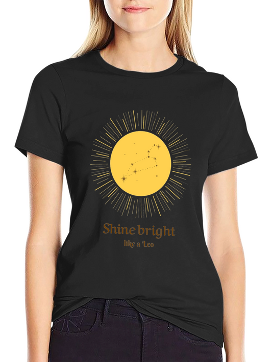 Leo Zodiac Constellation Graphic Tee