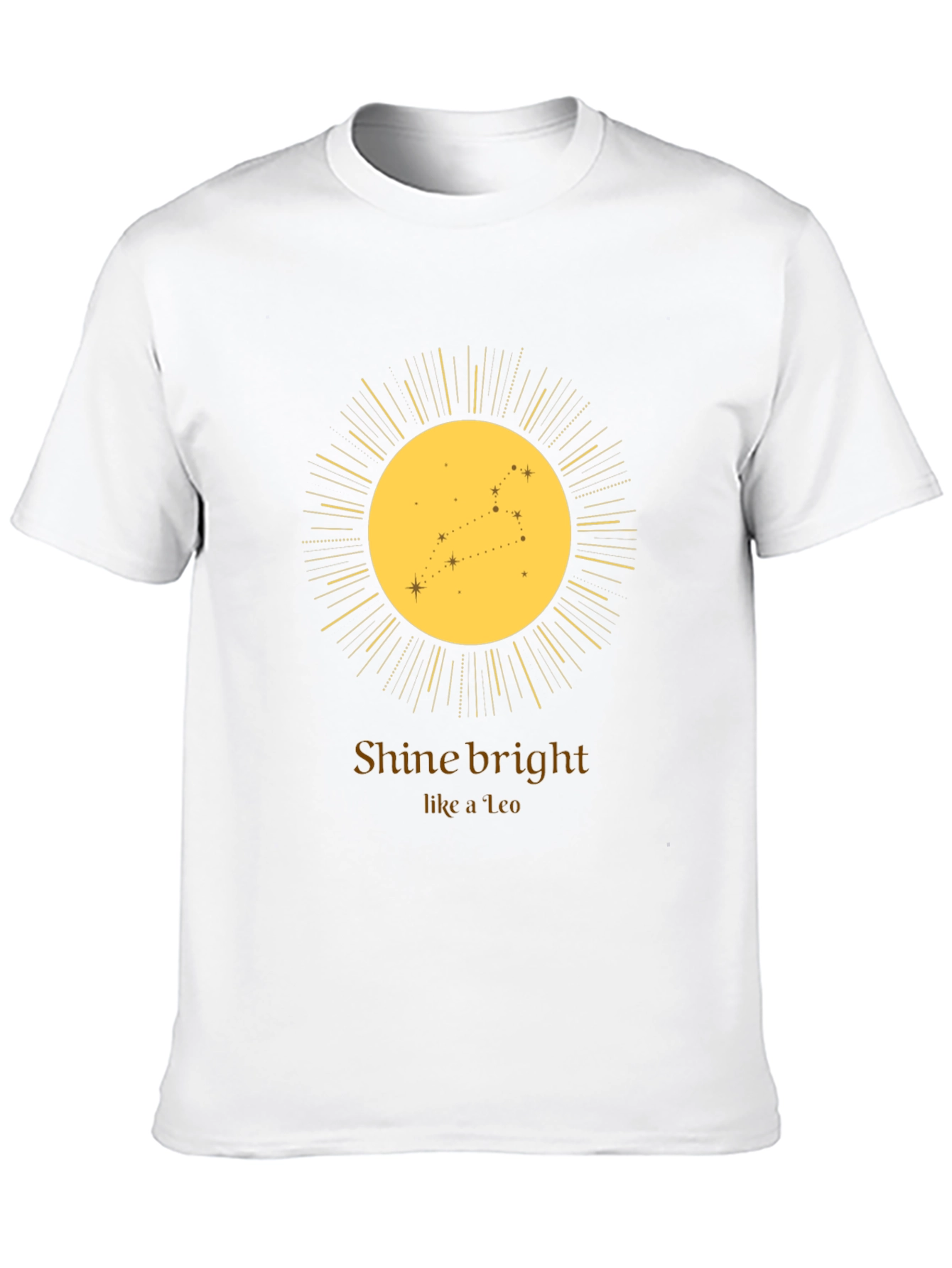 Leo Zodiac Constellation Graphic Tee