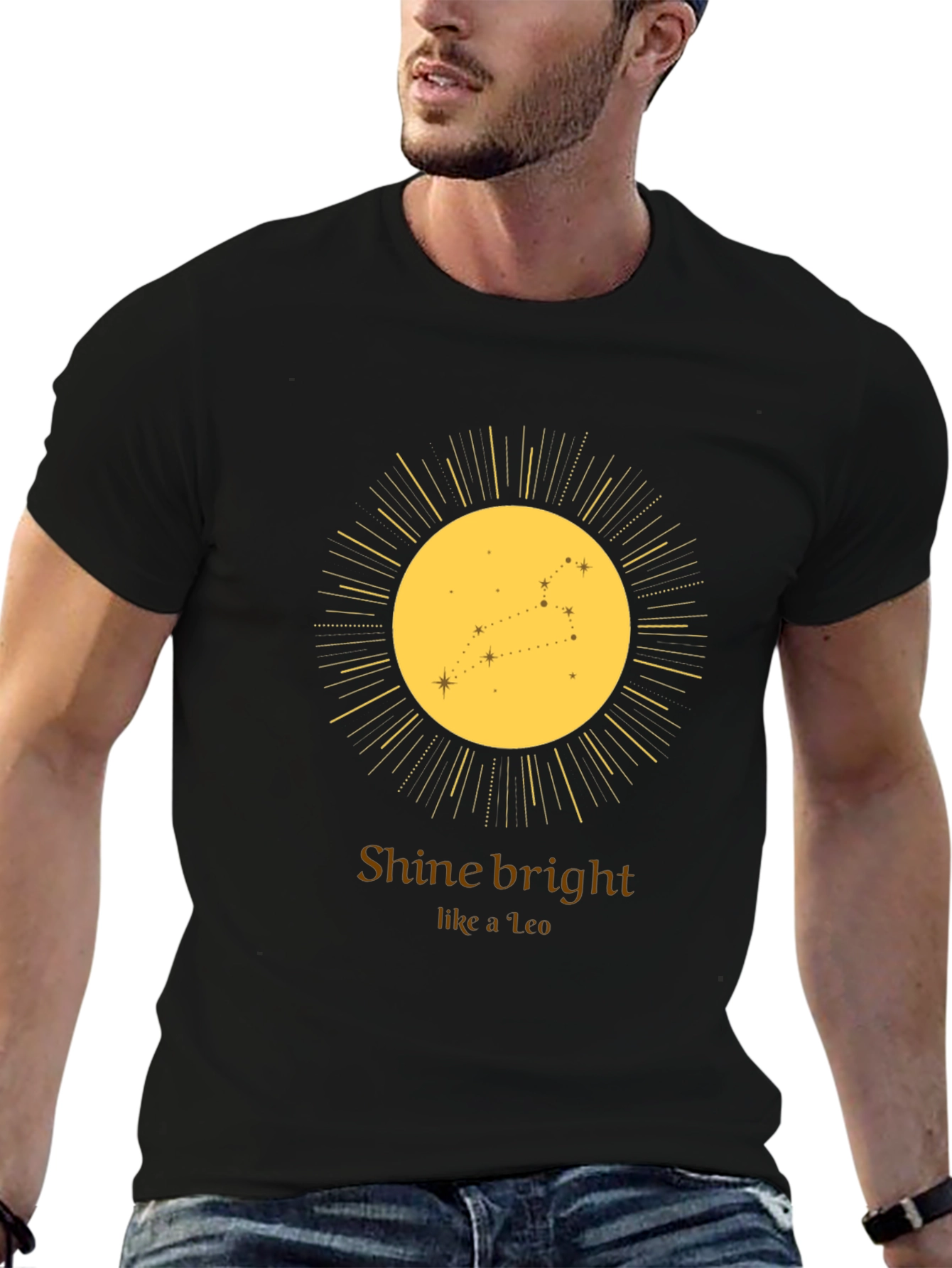 Leo Zodiac Constellation Graphic Tee