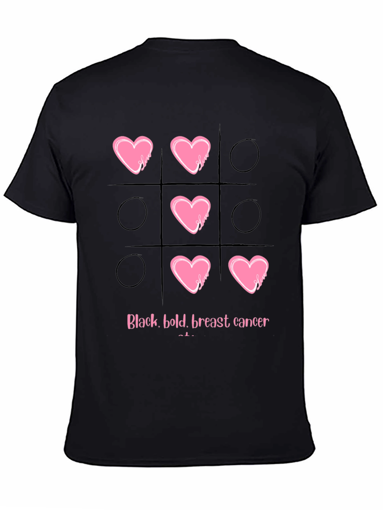 Breast Cancer Tic-Tac-Toe T-Shirt
