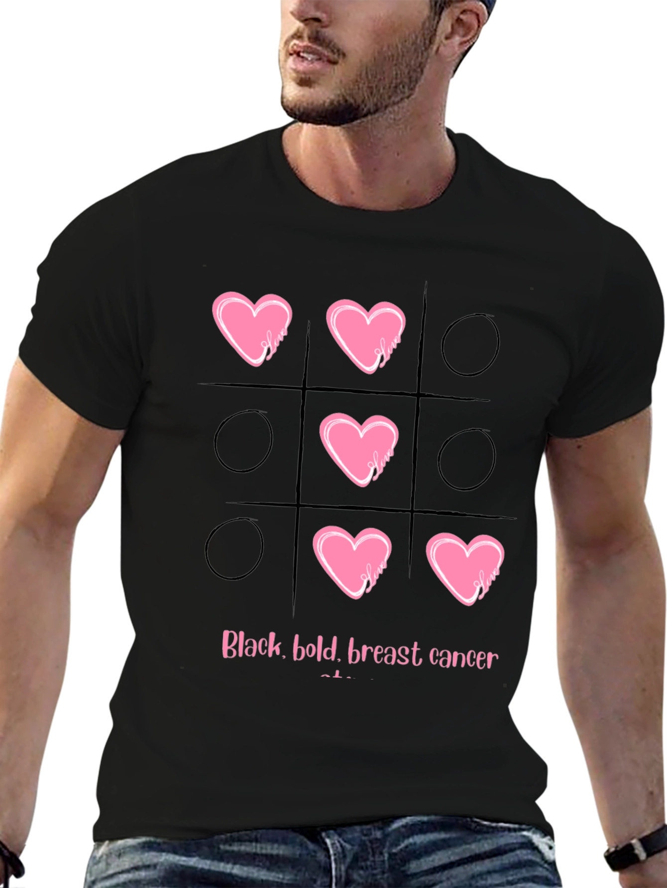 Breast Cancer Tic-Tac-Toe T-Shirt