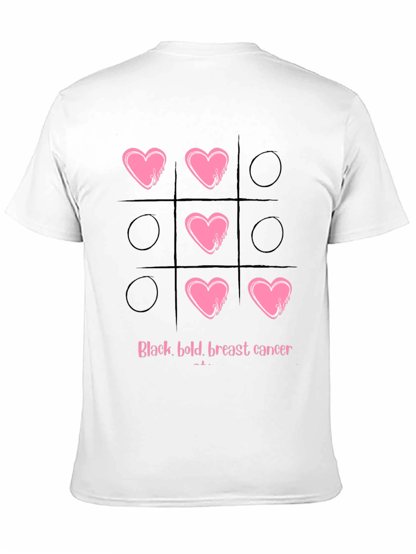 Breast Cancer Tic-Tac-Toe T-Shirt
