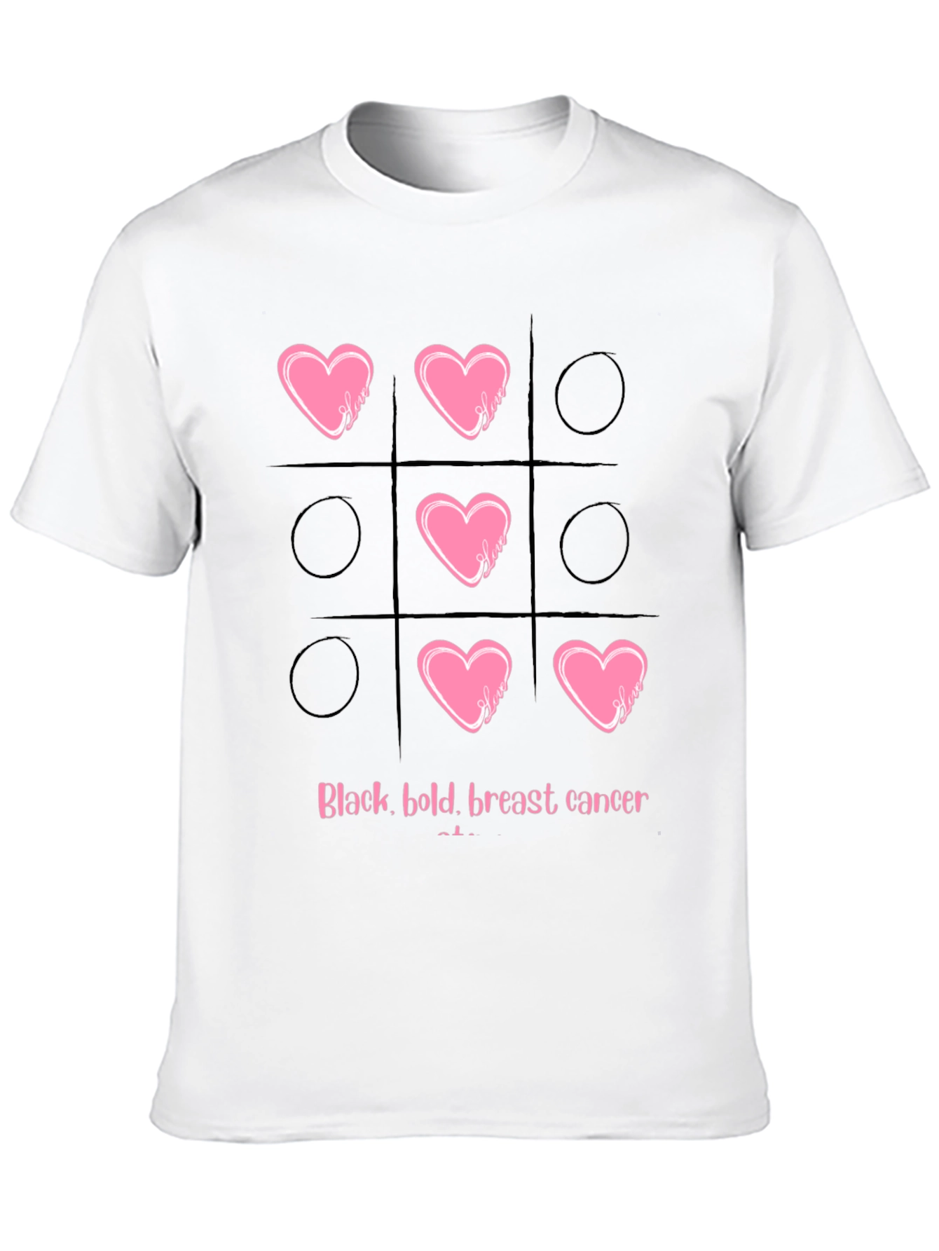 Breast Cancer Tic-Tac-Toe T-Shirt