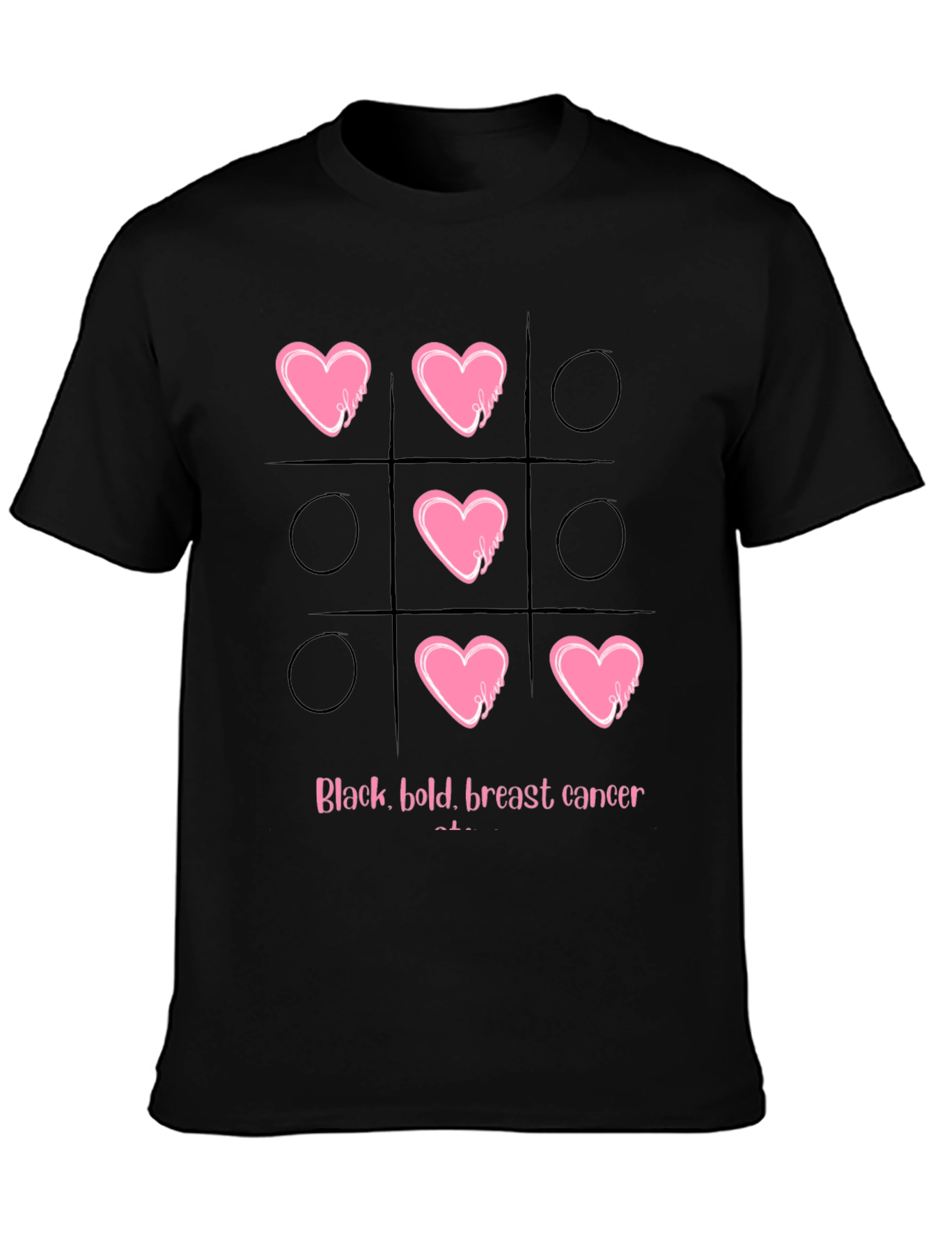 Breast Cancer Tic-Tac-Toe T-Shirt